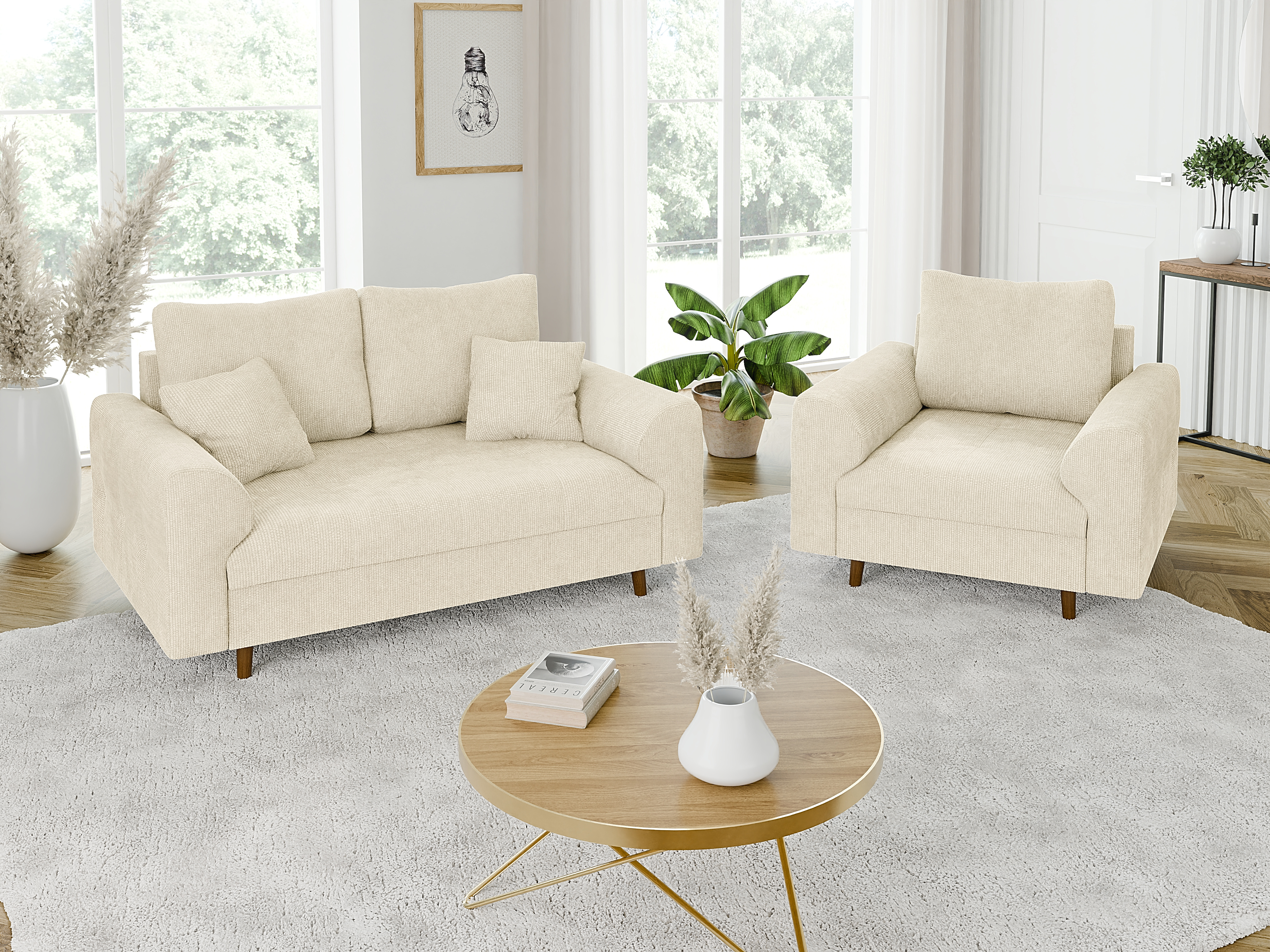 Set mobilier tapițat Elbmori 106 (Flow 05)