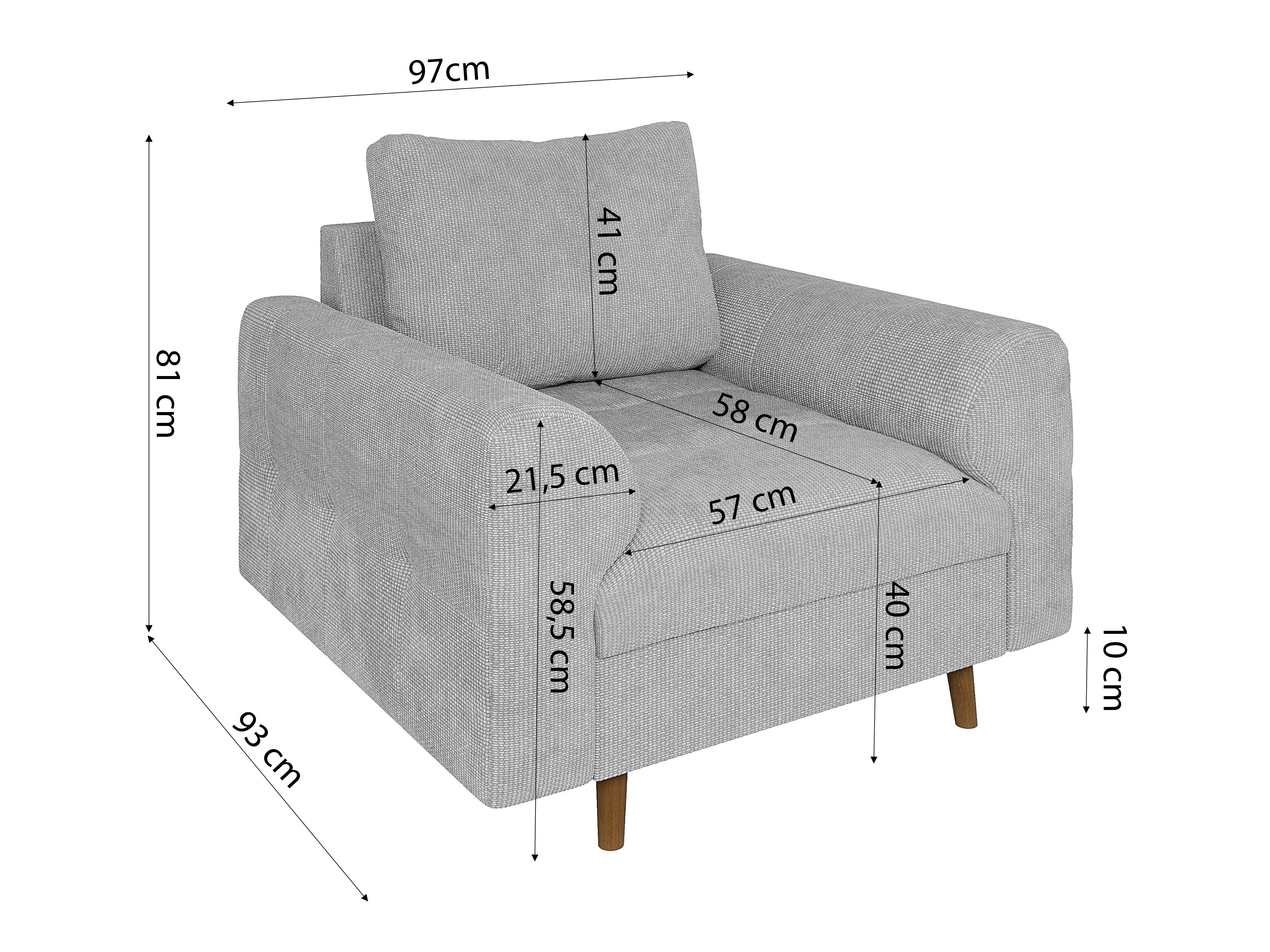 Set mobilier tapițat Elbmori 106 (Flow 16)