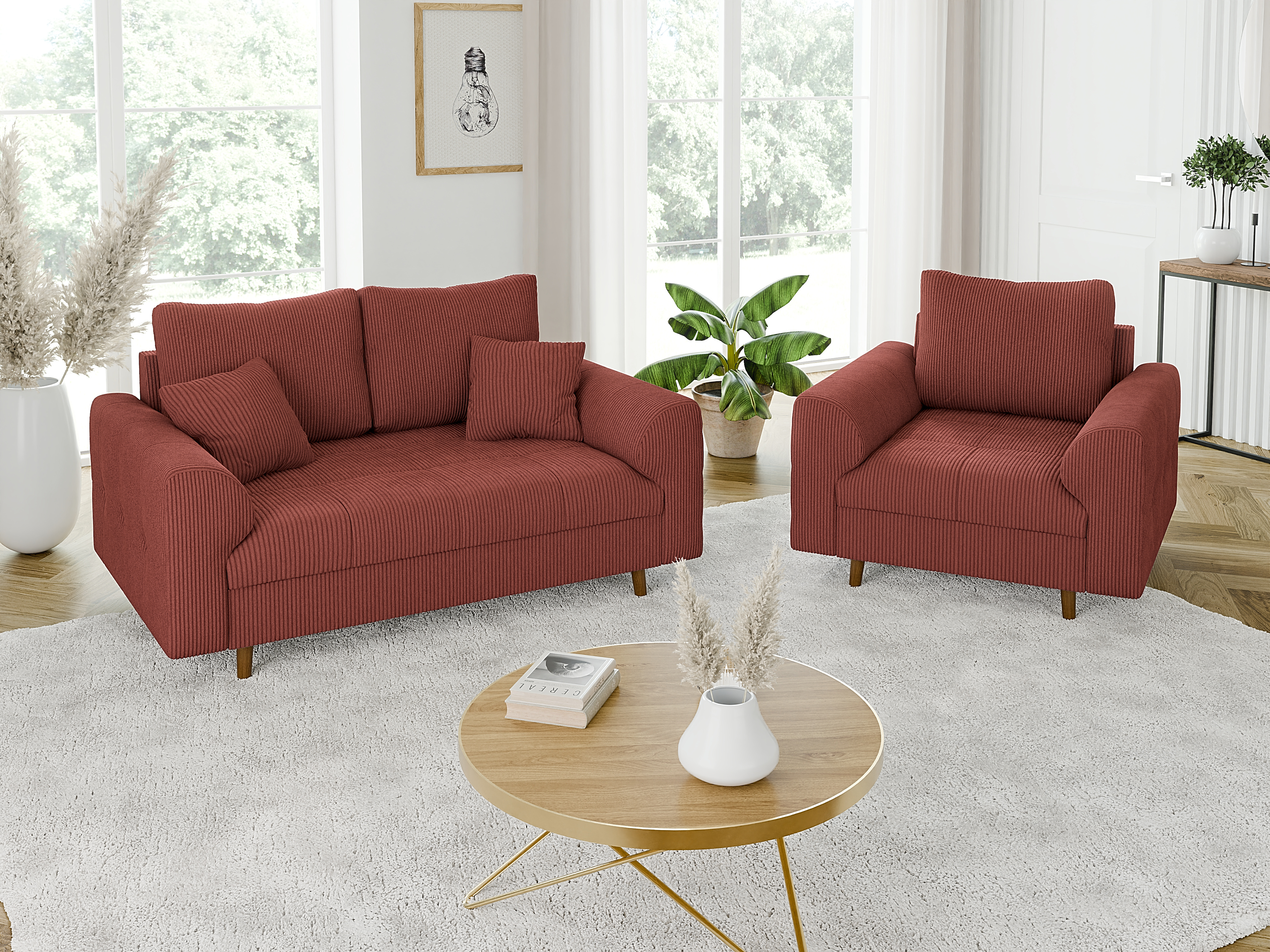 Set mobilier tapițat Elbmori 106 (Lincoln 57)