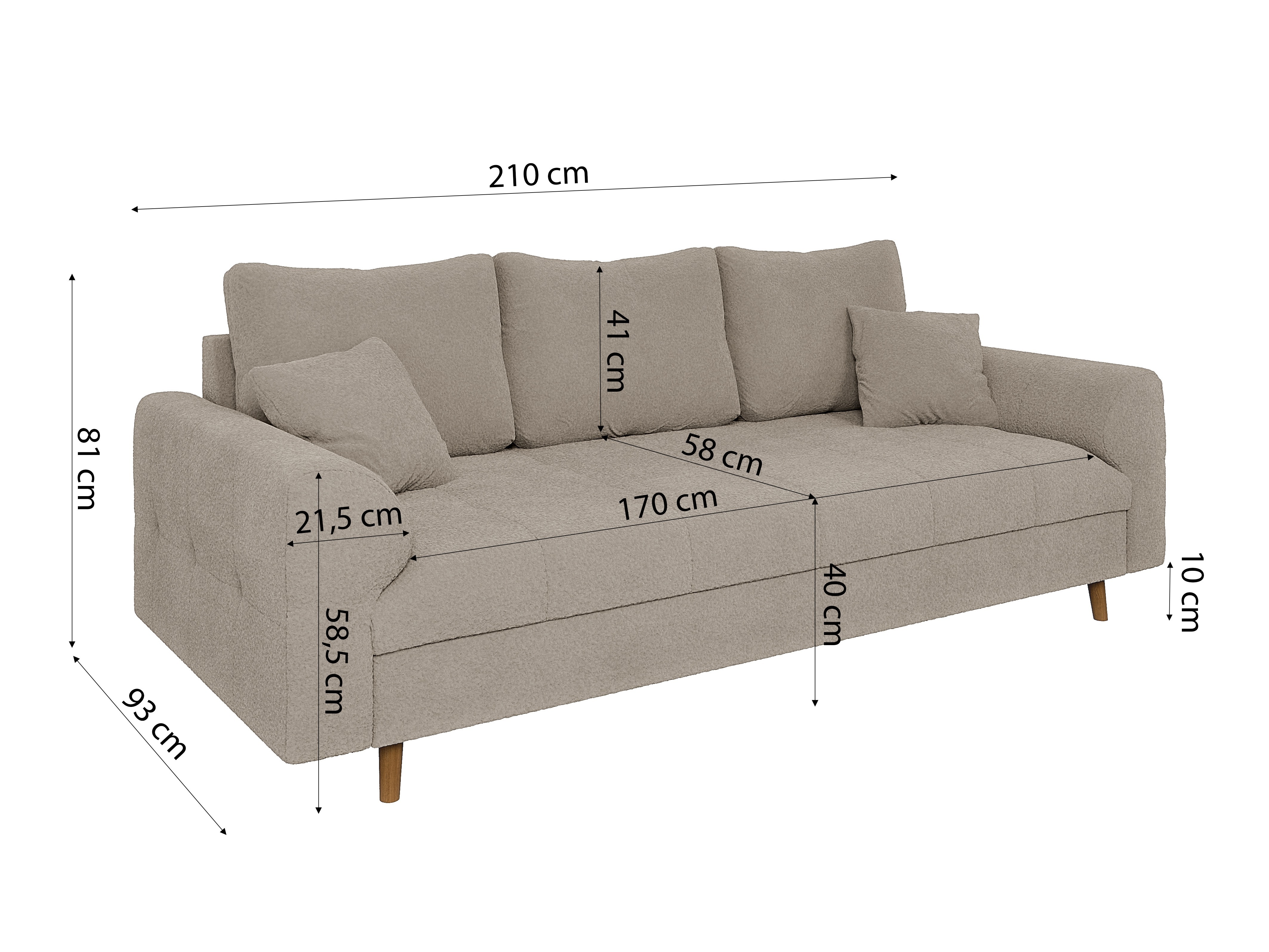 Set mobilier tapițat Elbmori 107 (Coral 65)