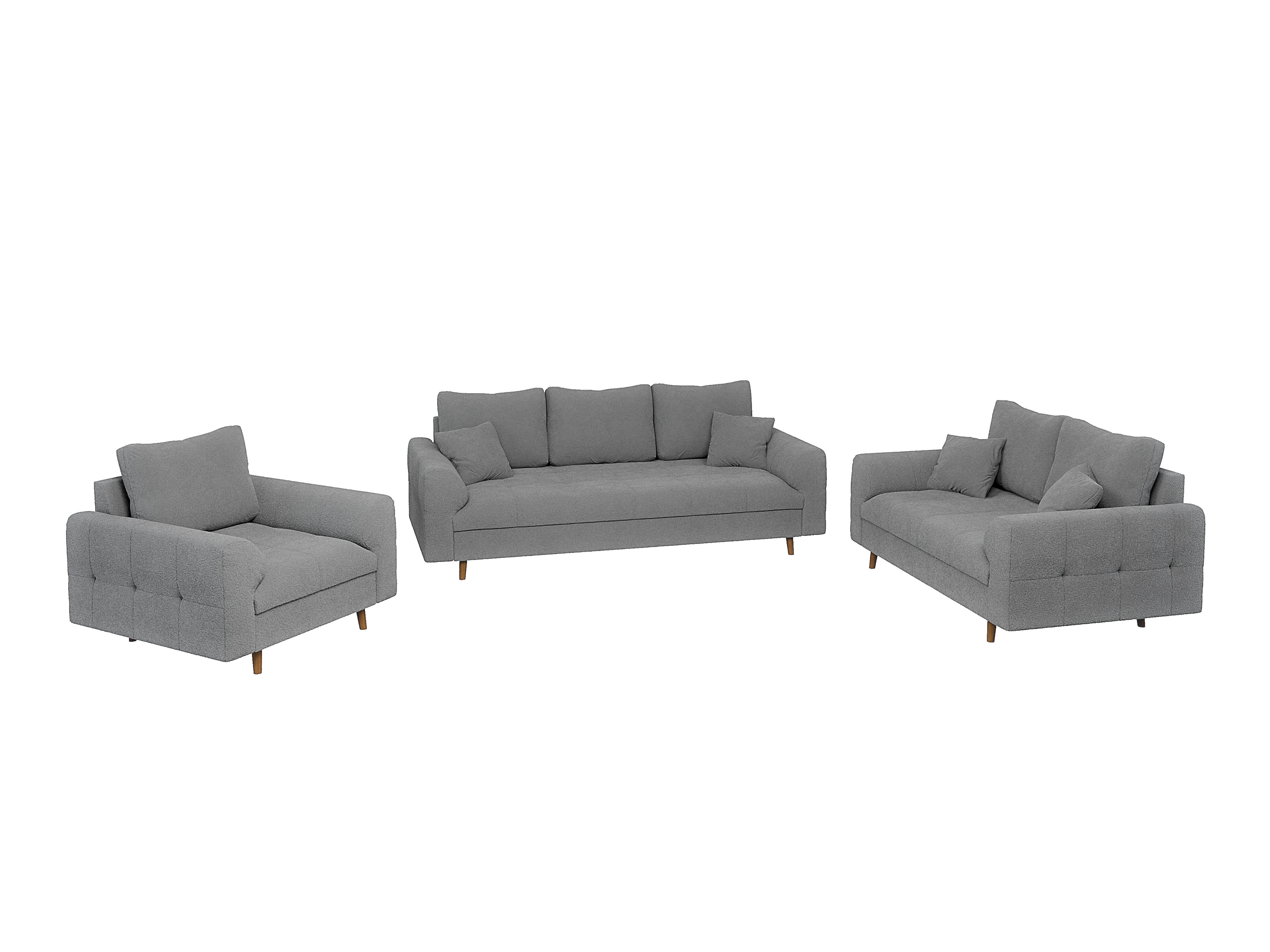 Set mobilier tapițat Elbmori 107 (Coral 75)
