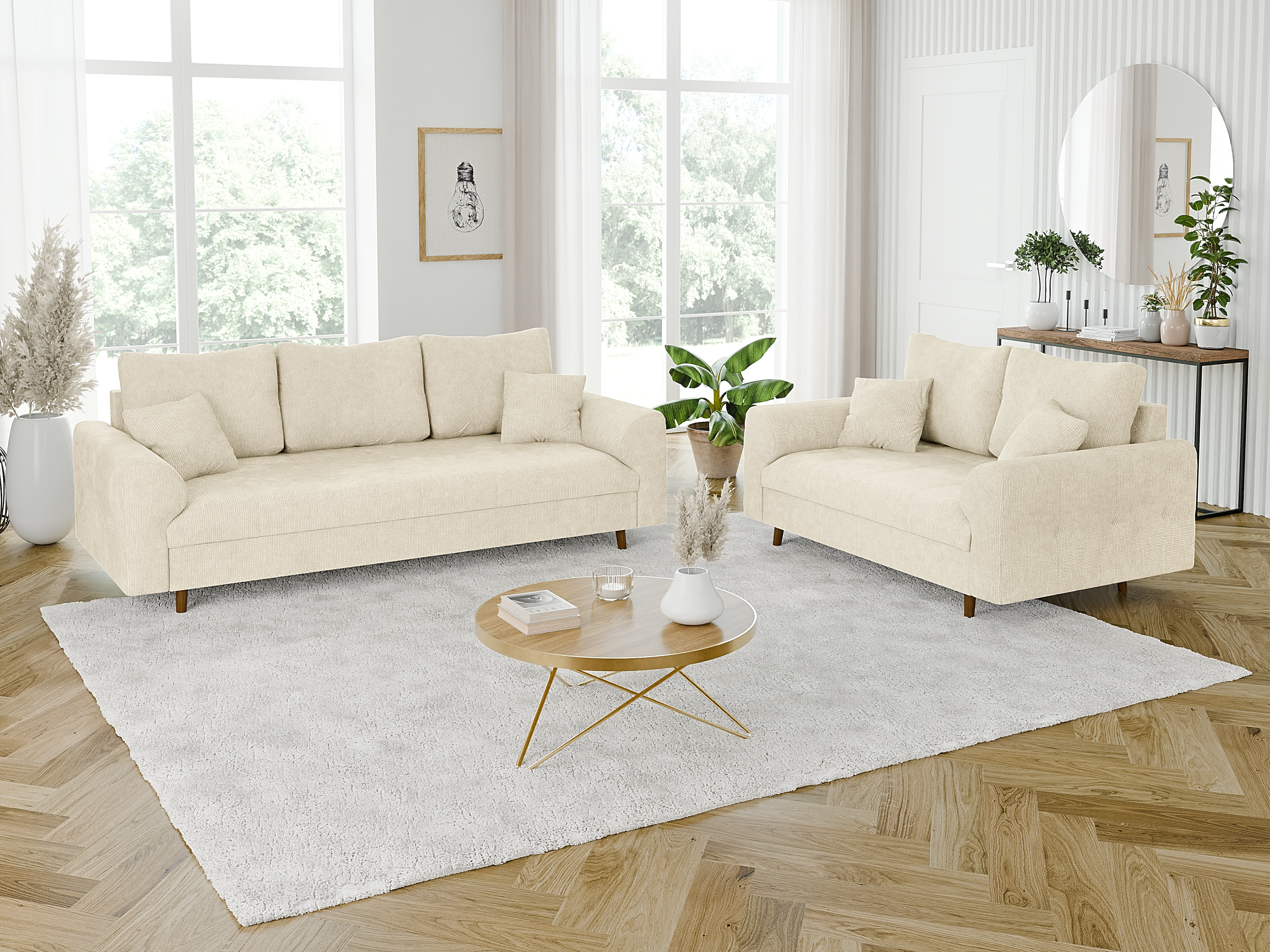 Set mobilier tapițat Elbmori 107 (Flow 05)