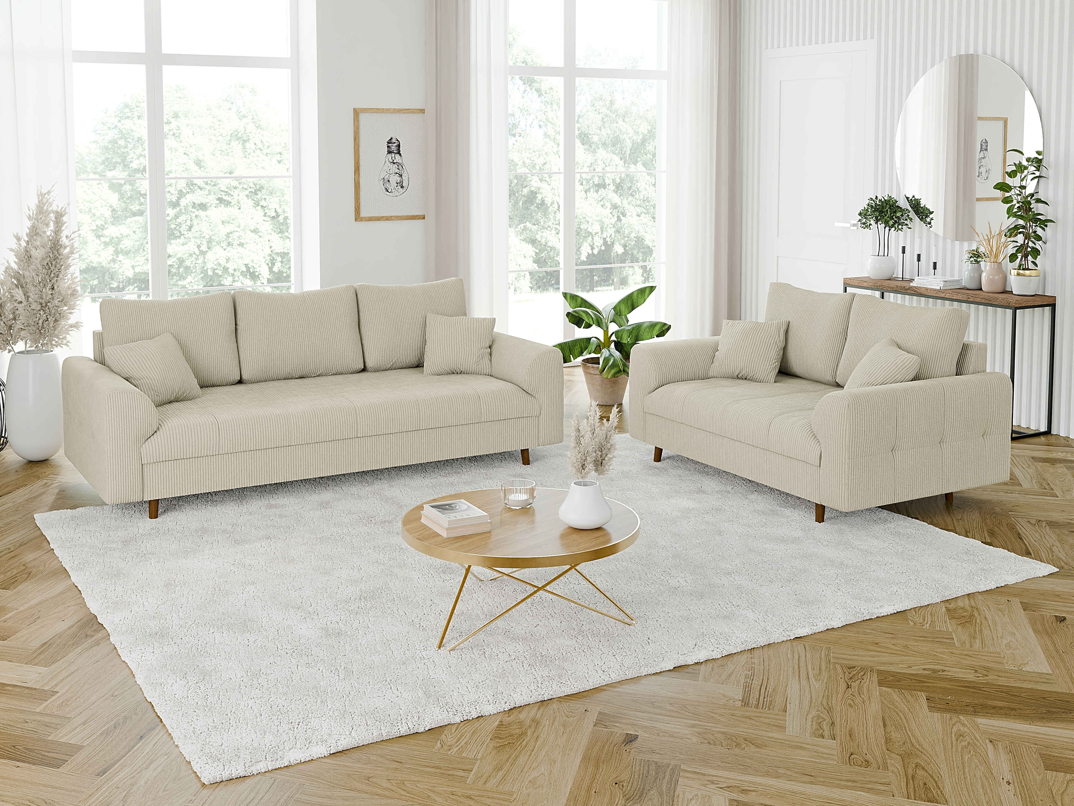 Set mobilier tapițat Elbmori 107 (Lincoln 03)