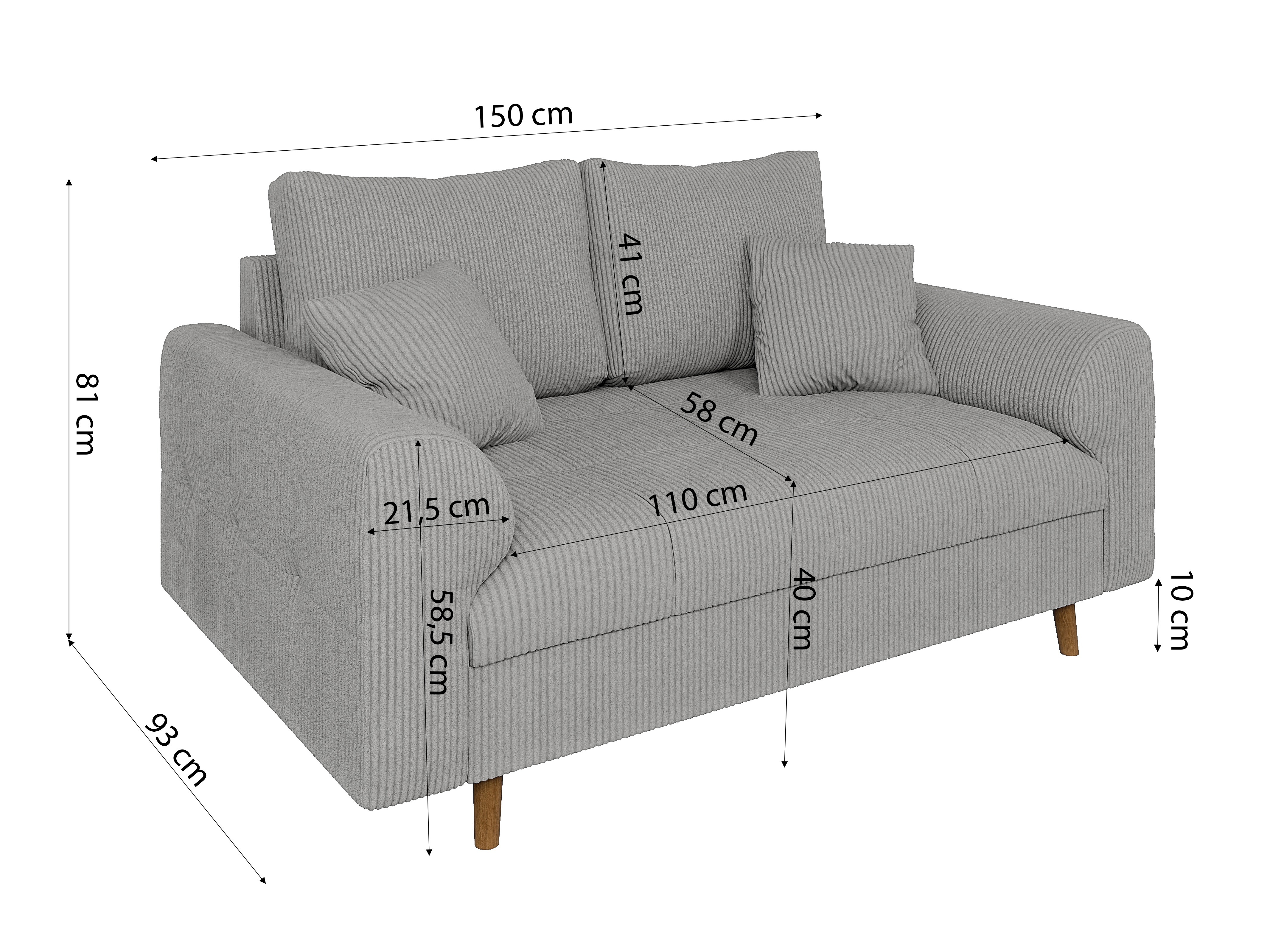 Set mobilier tapițat Elbmori 107 (Lincoln 86)