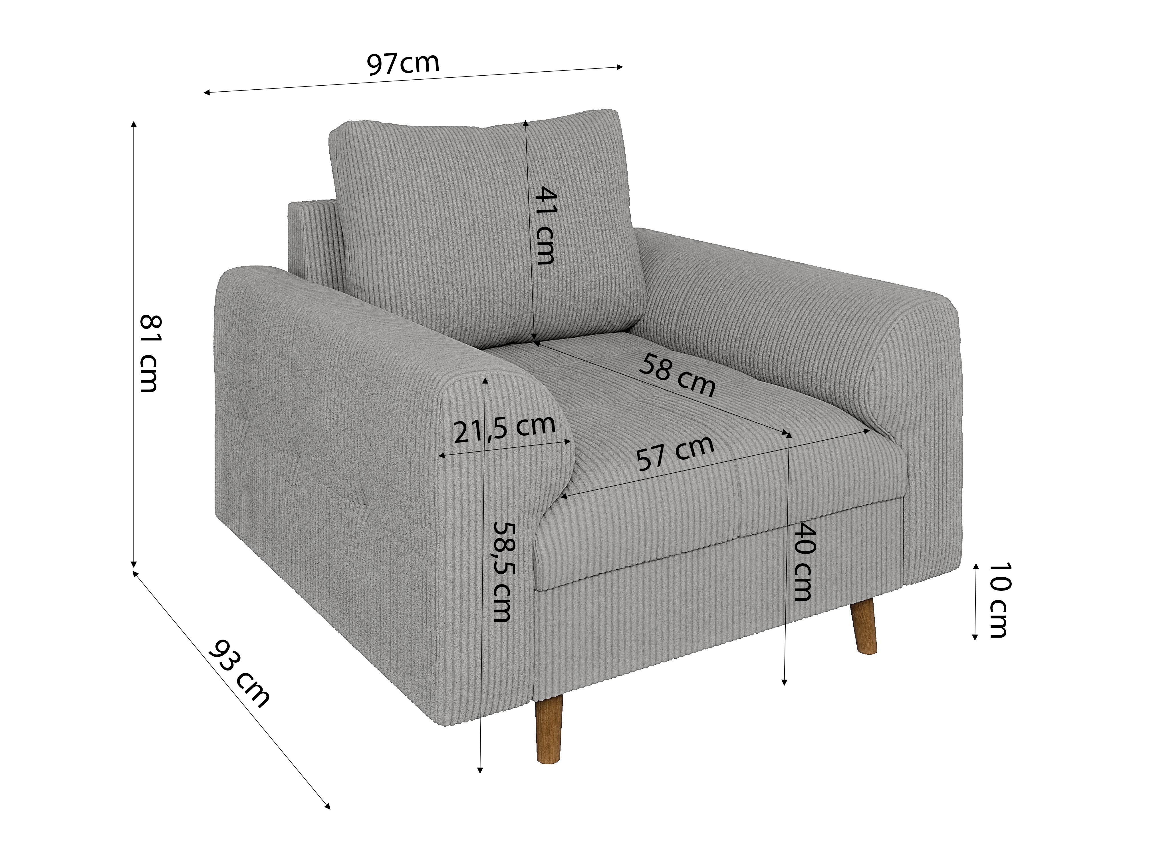 Set mobilier tapițat Elbmori 107 (Lincoln 86)