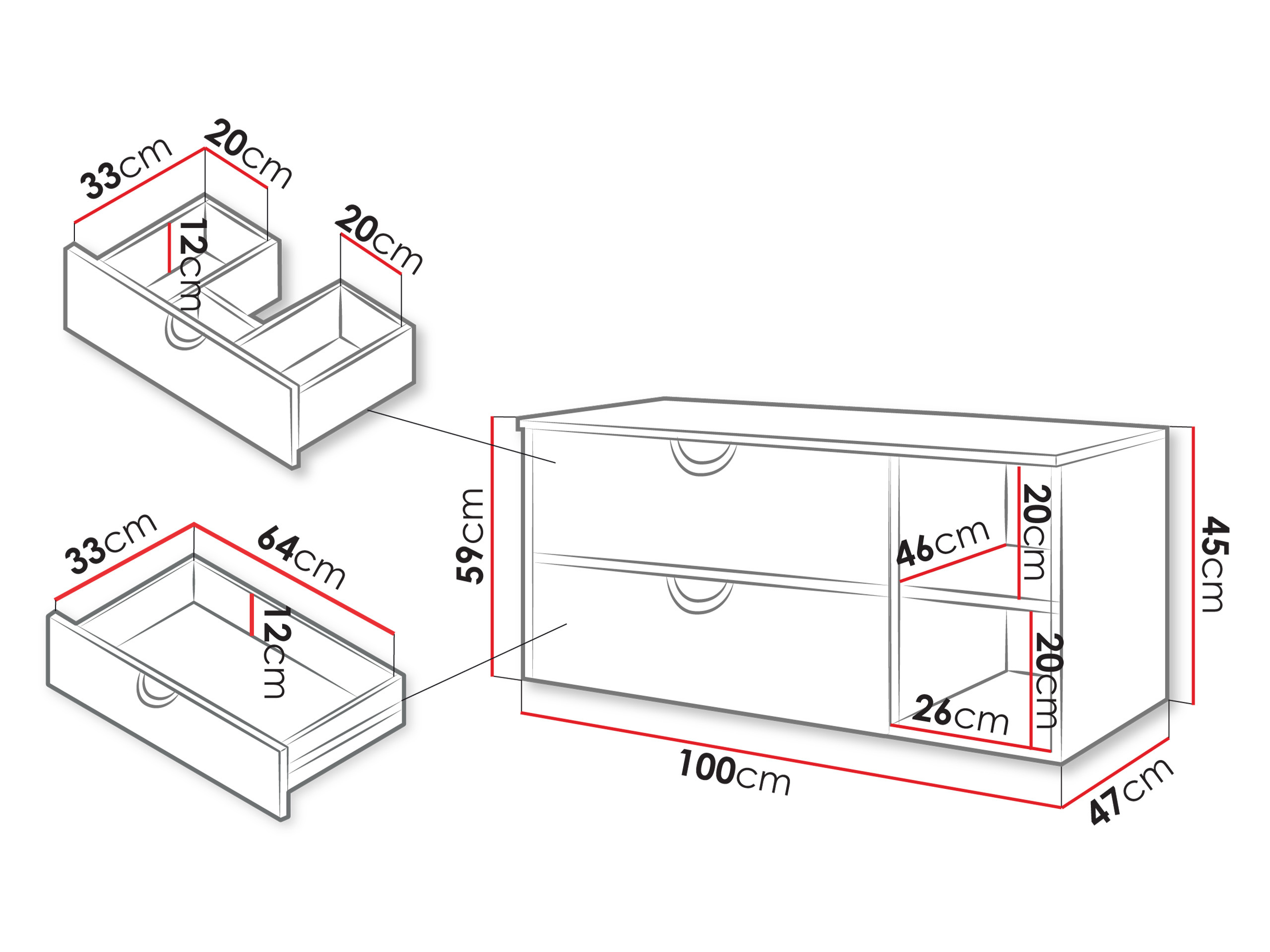Cabinet atârnat pentru baie Providence 193 (Cașmir)