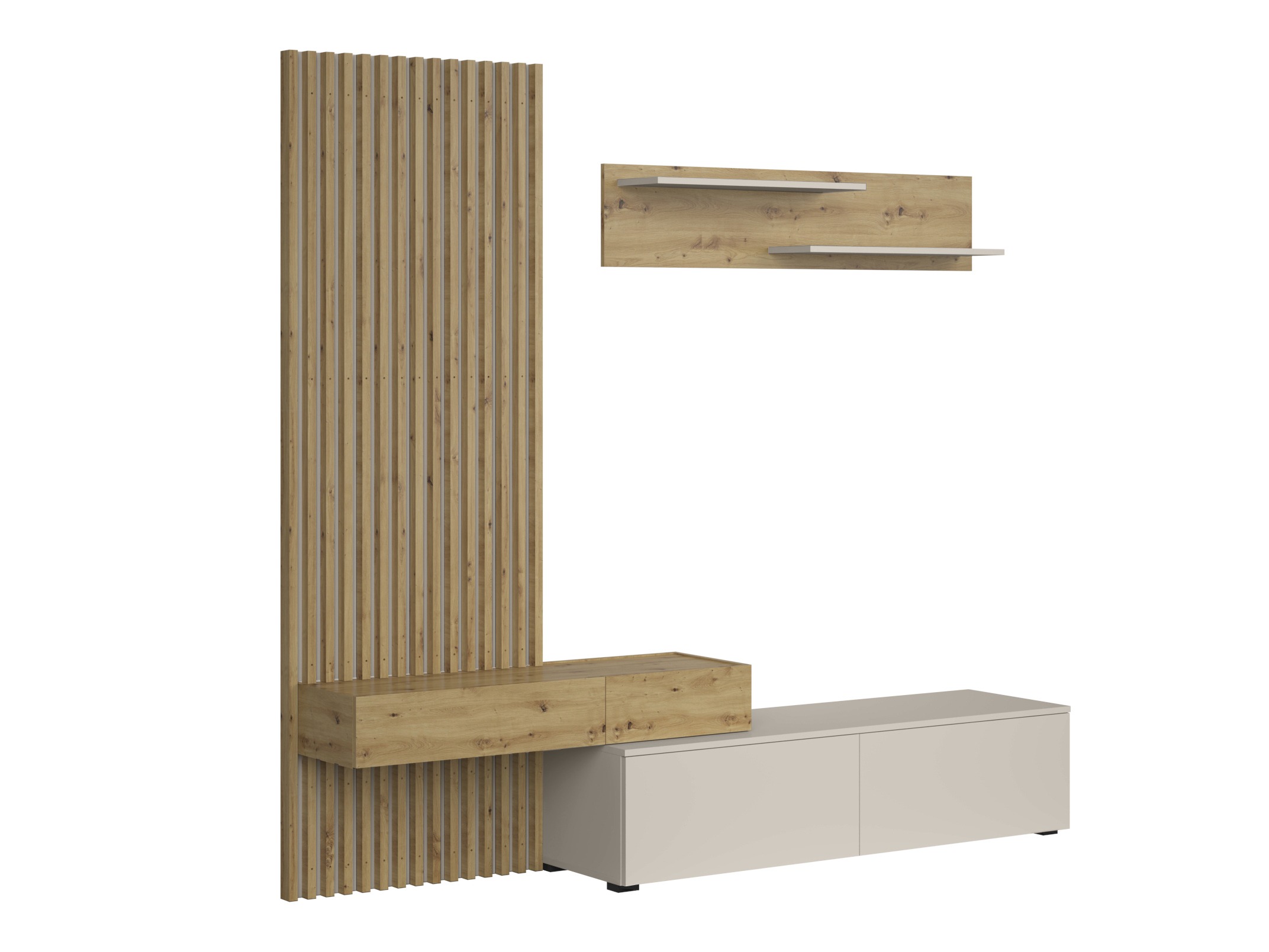 Set camera de zi Houston 2086 (Stejar artizan + Cașmir)