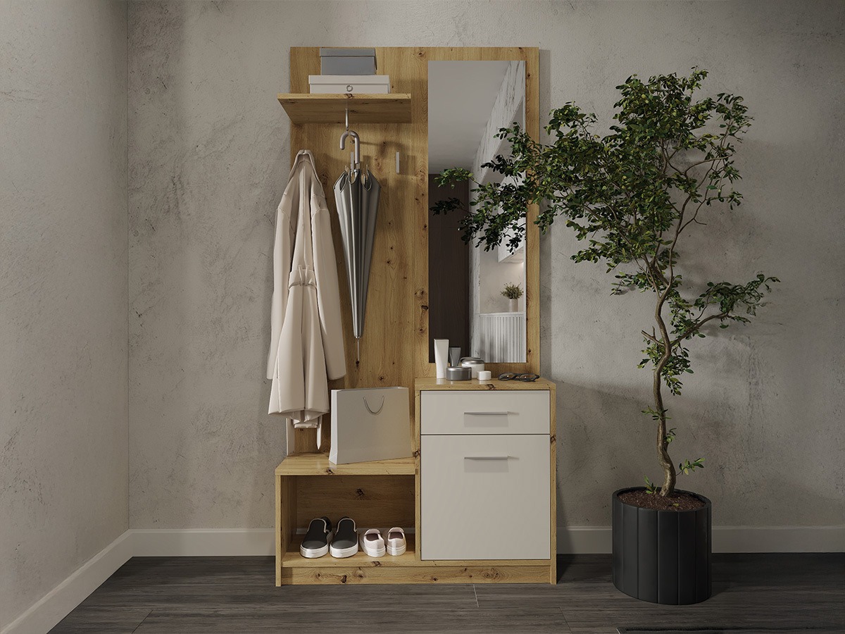 Set de hol Houston 2084 (Stejar artizan + Cașmir)