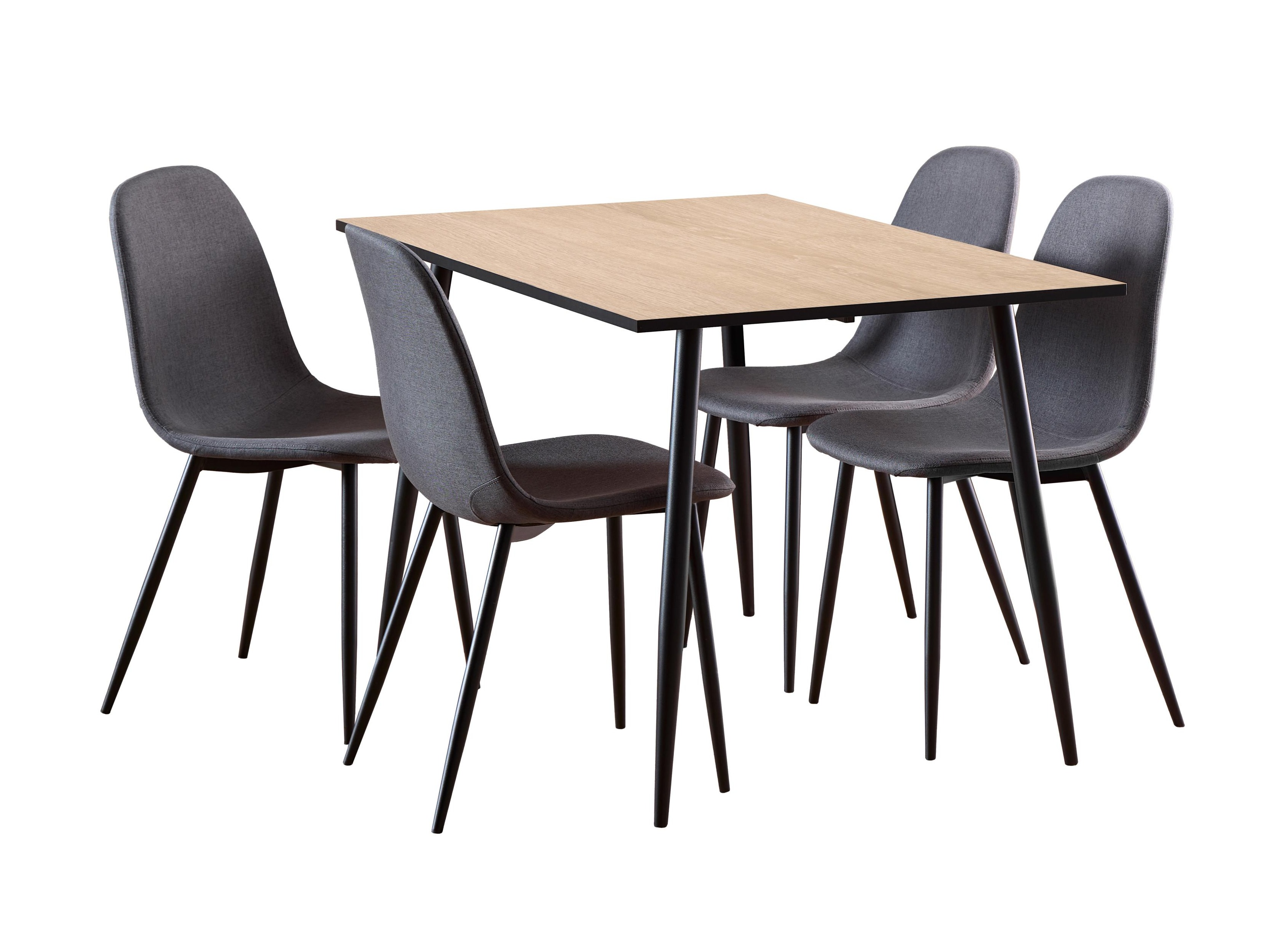 Set de dining Norsica 985 (Stejar alb)