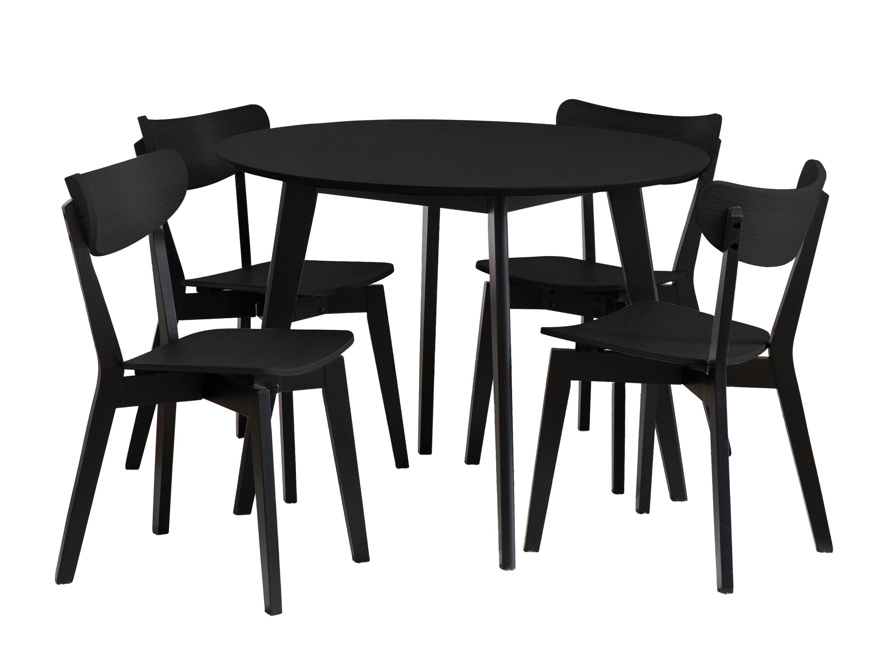 Set de dining Norsica 992 (Negru)