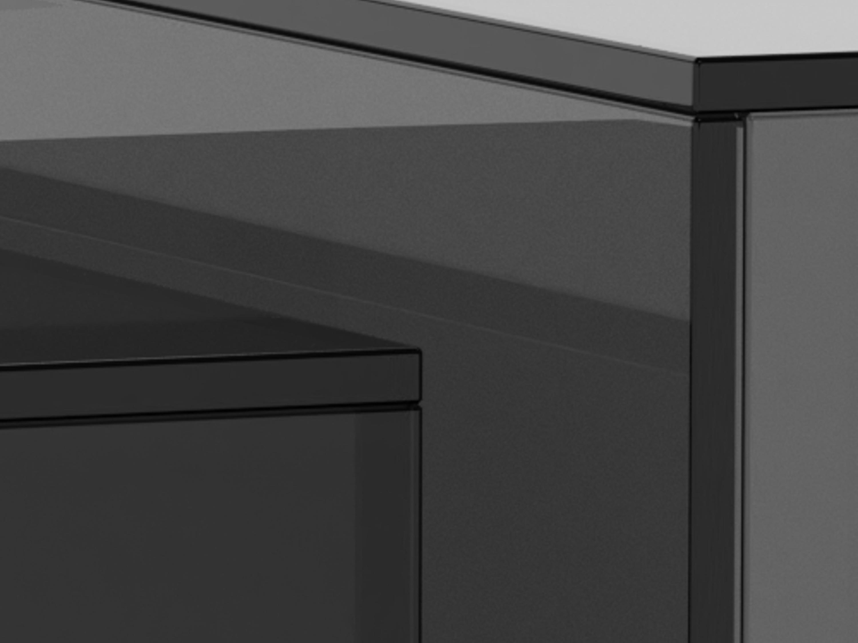 Set de măsuțe de cafea Norsica 1007 (Negru)