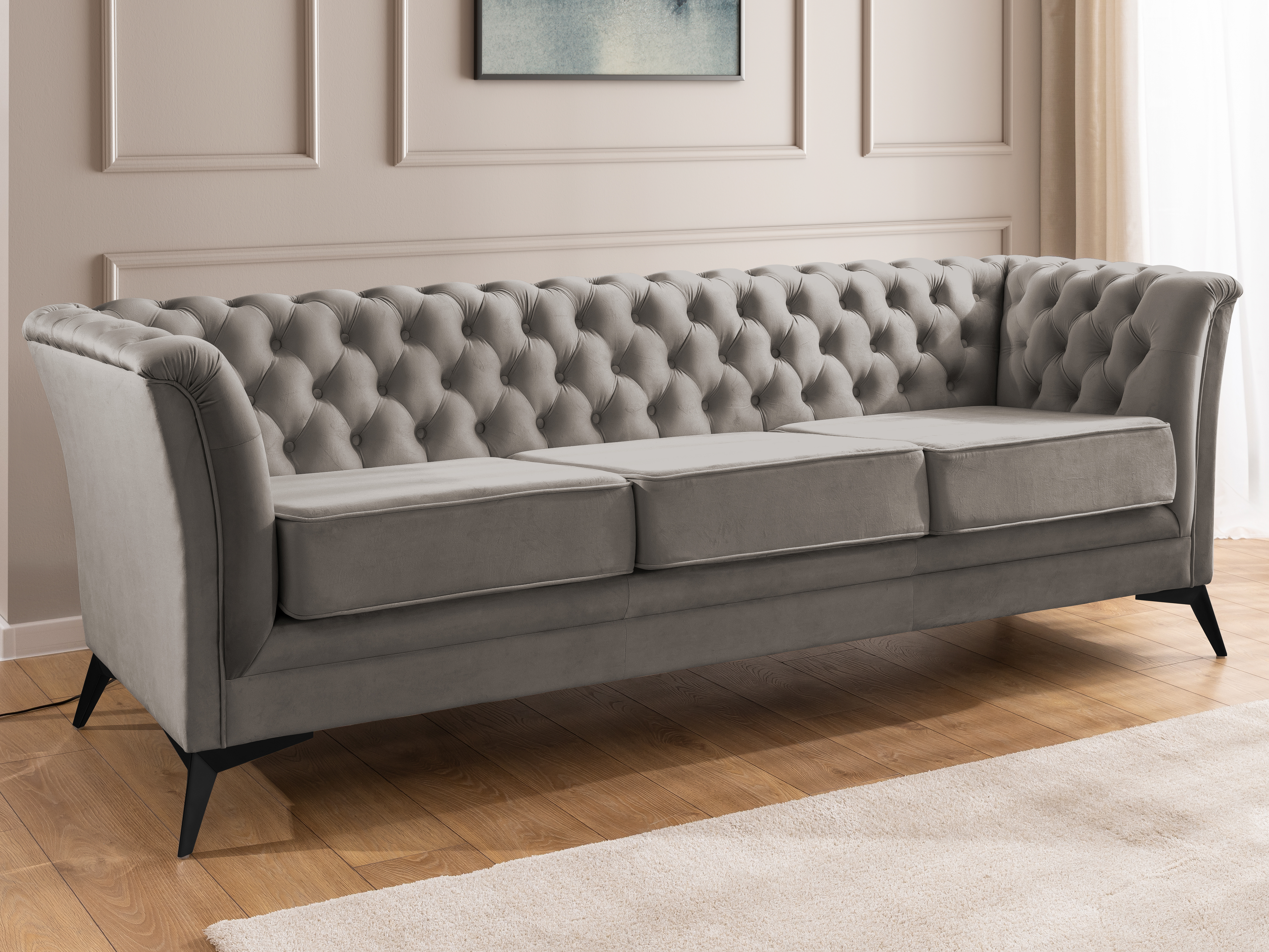 Canapea chesterfield Rocklin 120 (Riviera 91)