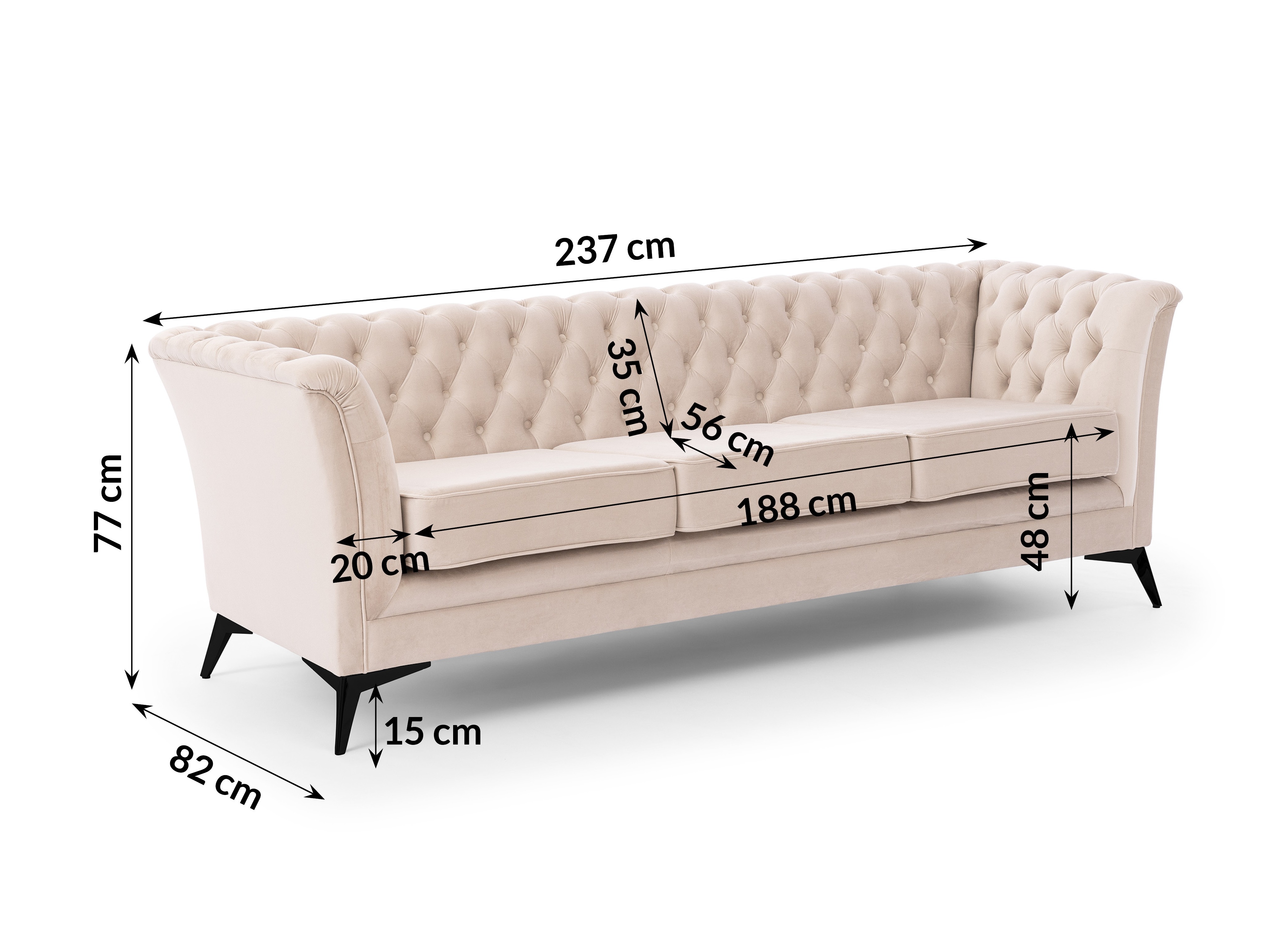 Canapea Rocklin 120 (Riviera 21)