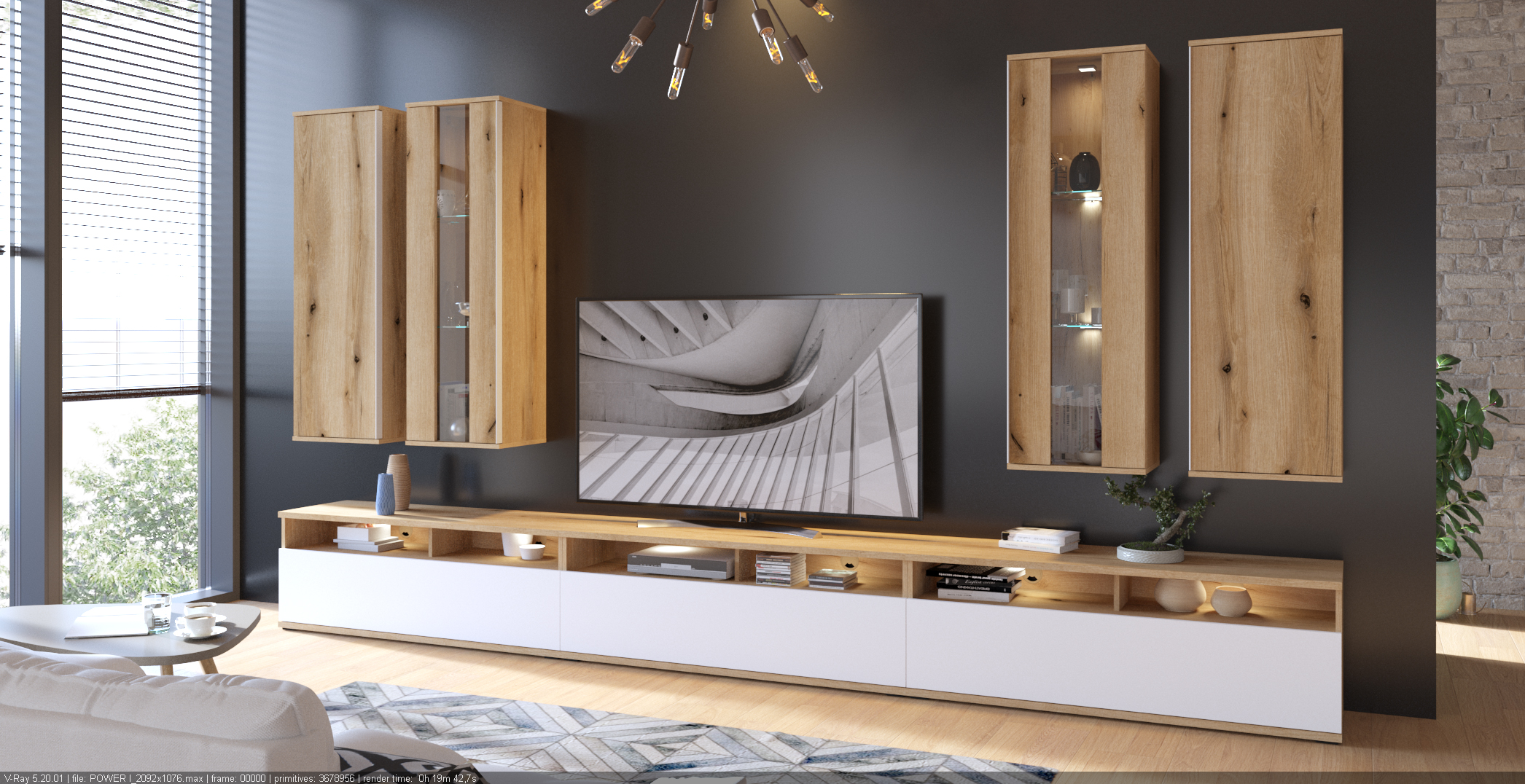 Dulap de perete Ontario 184