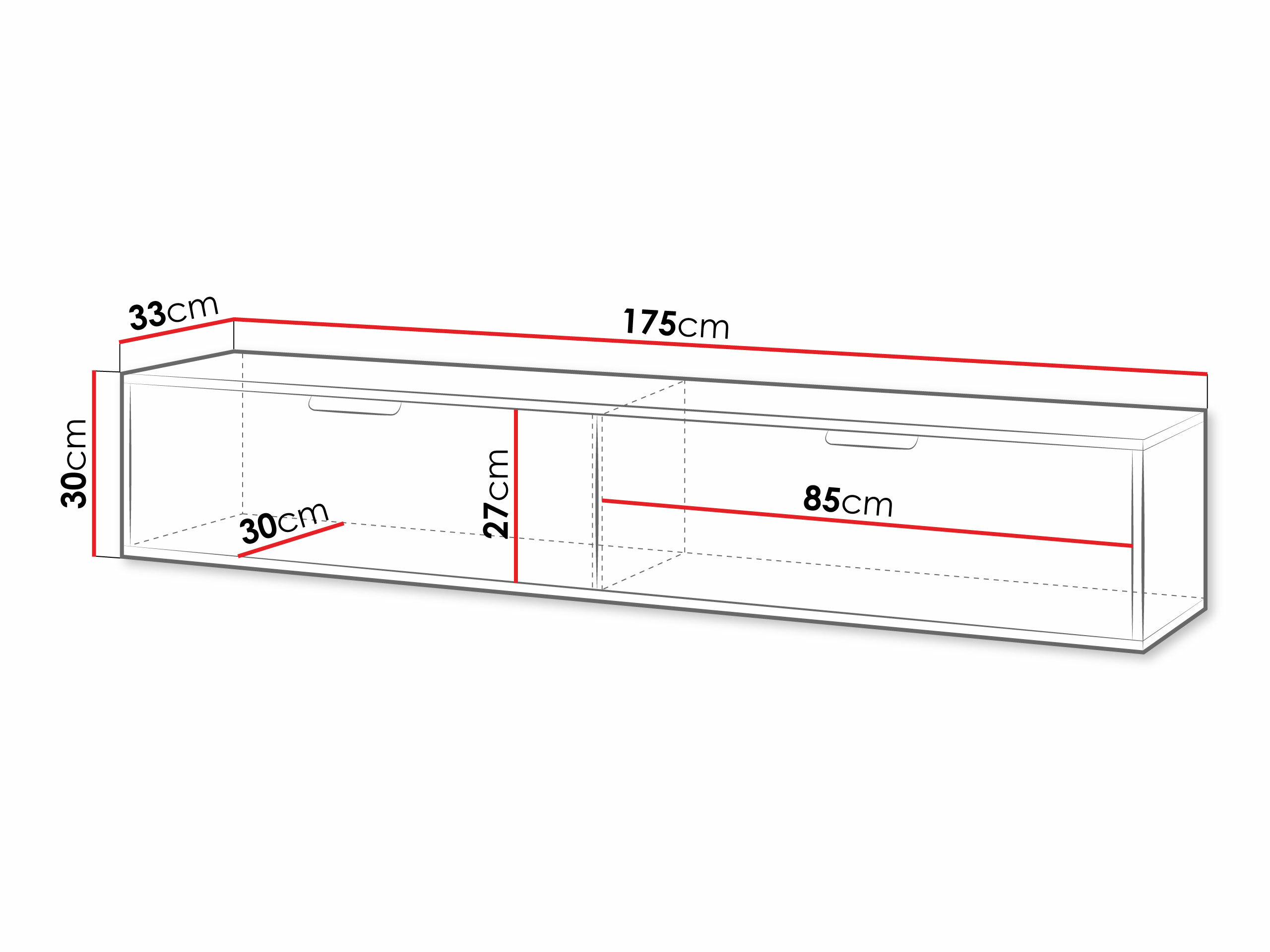 Comodă TV Hamilton 101 (Alb)
