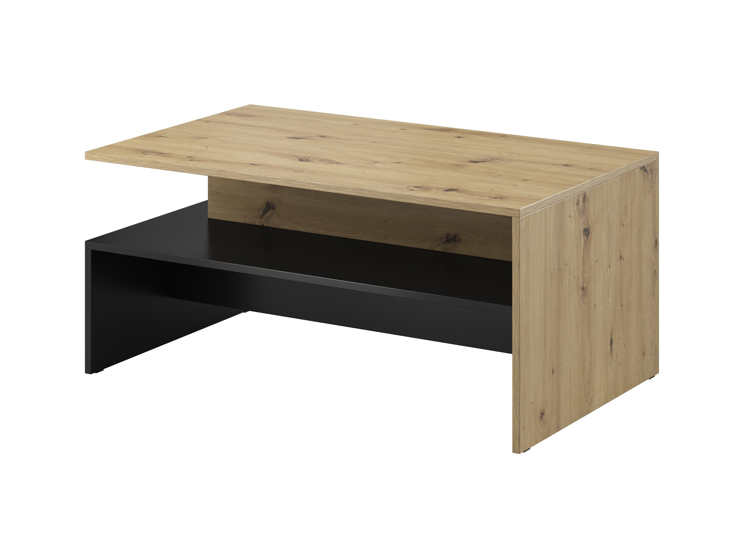 Set de living Serodeu 104 (Stejar artizan + Negru mat)