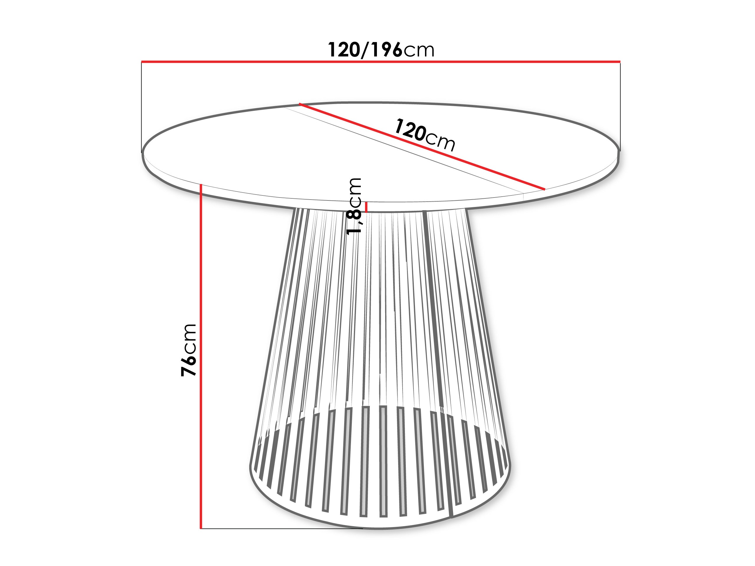 Masă Oswego 154 (Stejar artizan auriu)