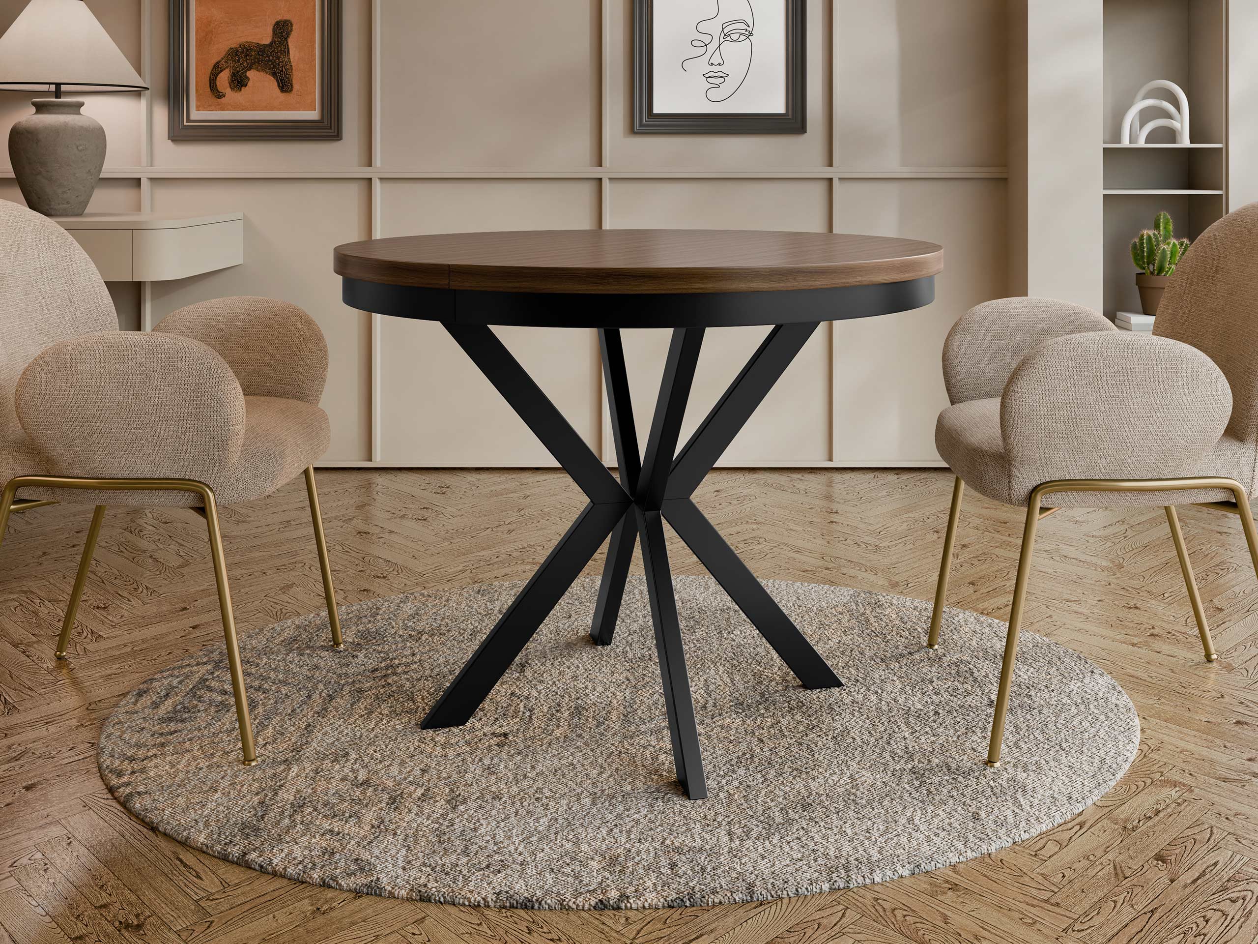 Masă Oswego 156 (Nuc)