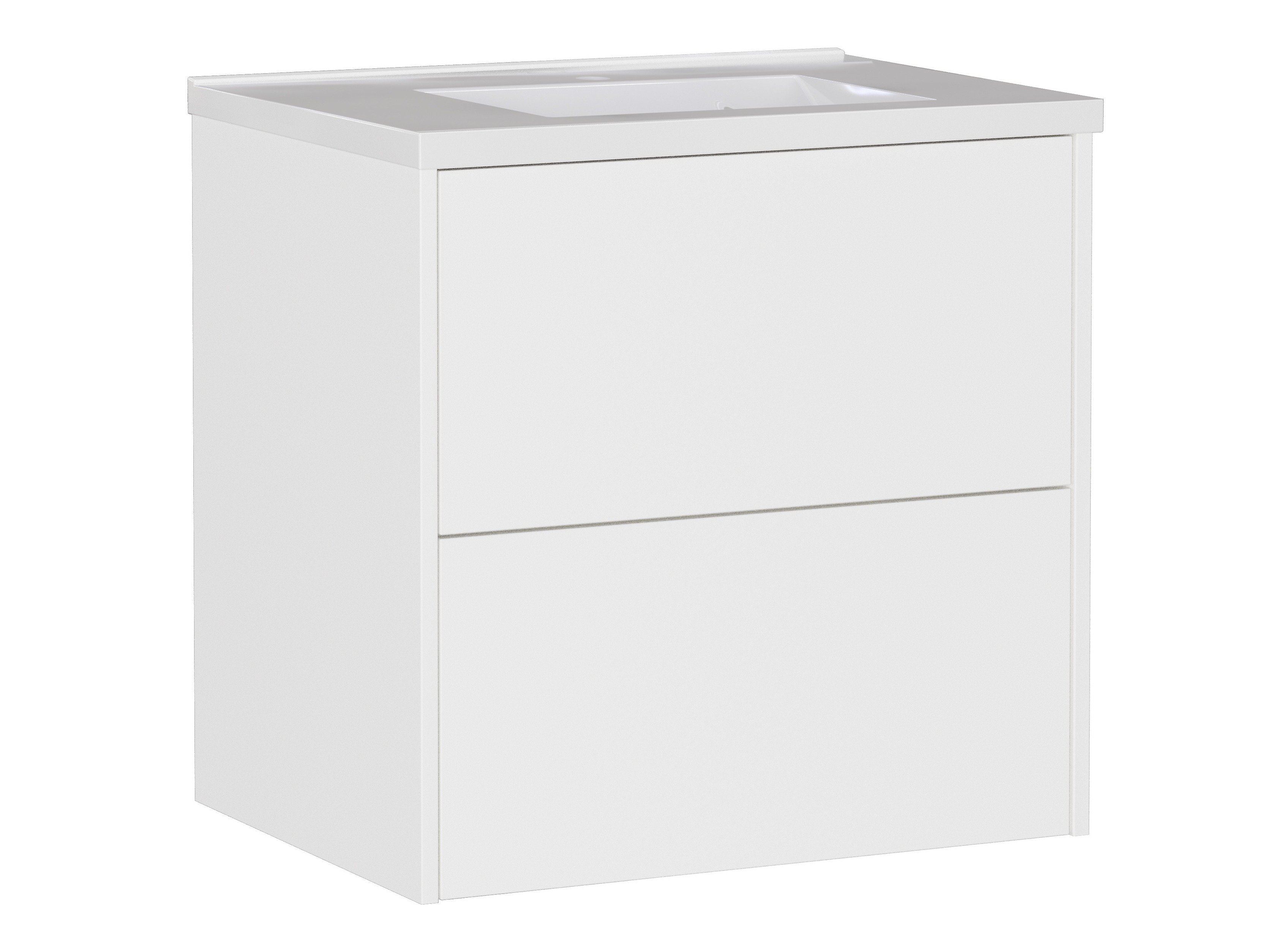 Cabinet atârnat pentru baie Sacramento 522 (Alb)