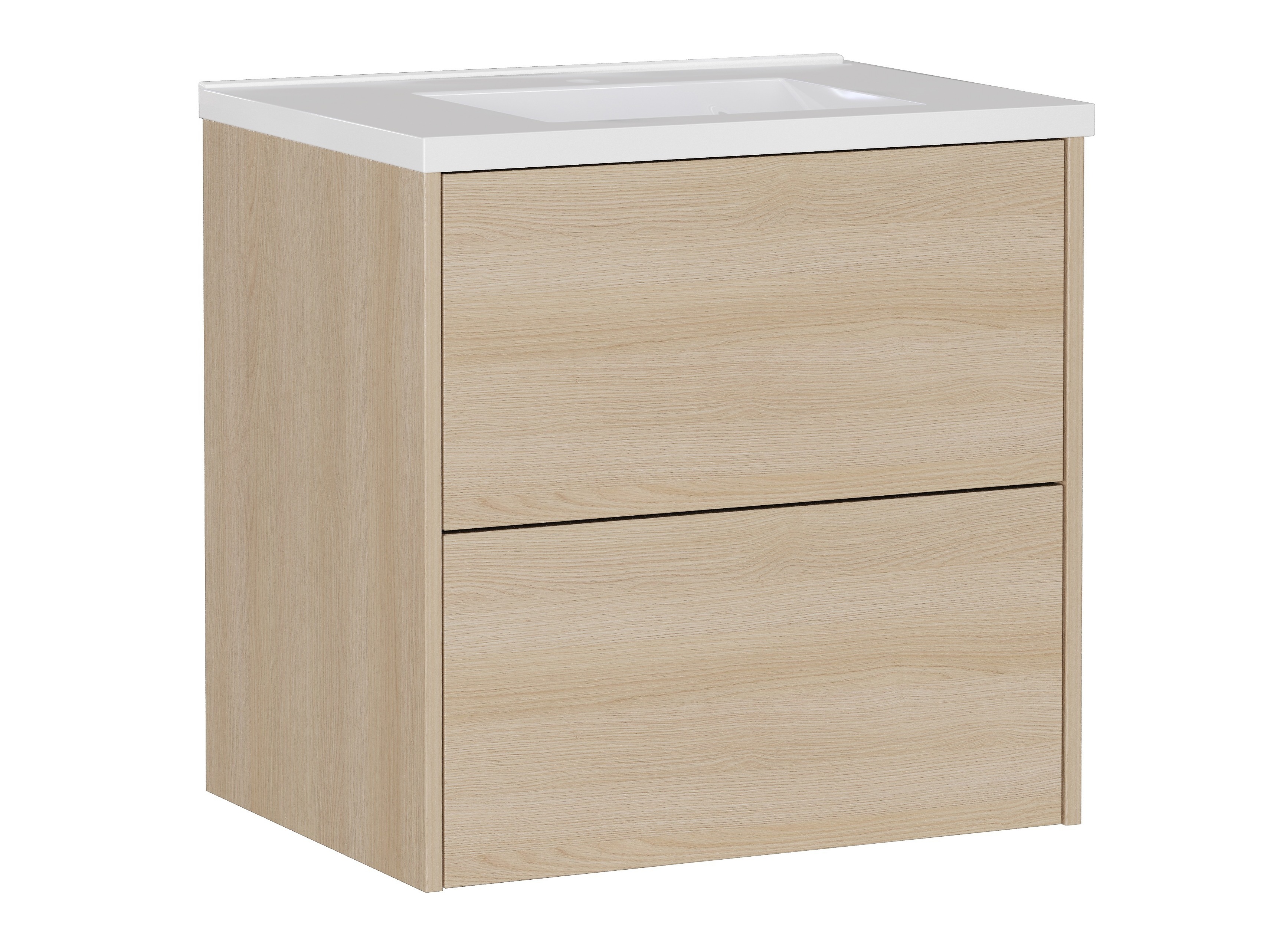 Cabinet atârnat pentru baie Sacramento 522 (Stejar)