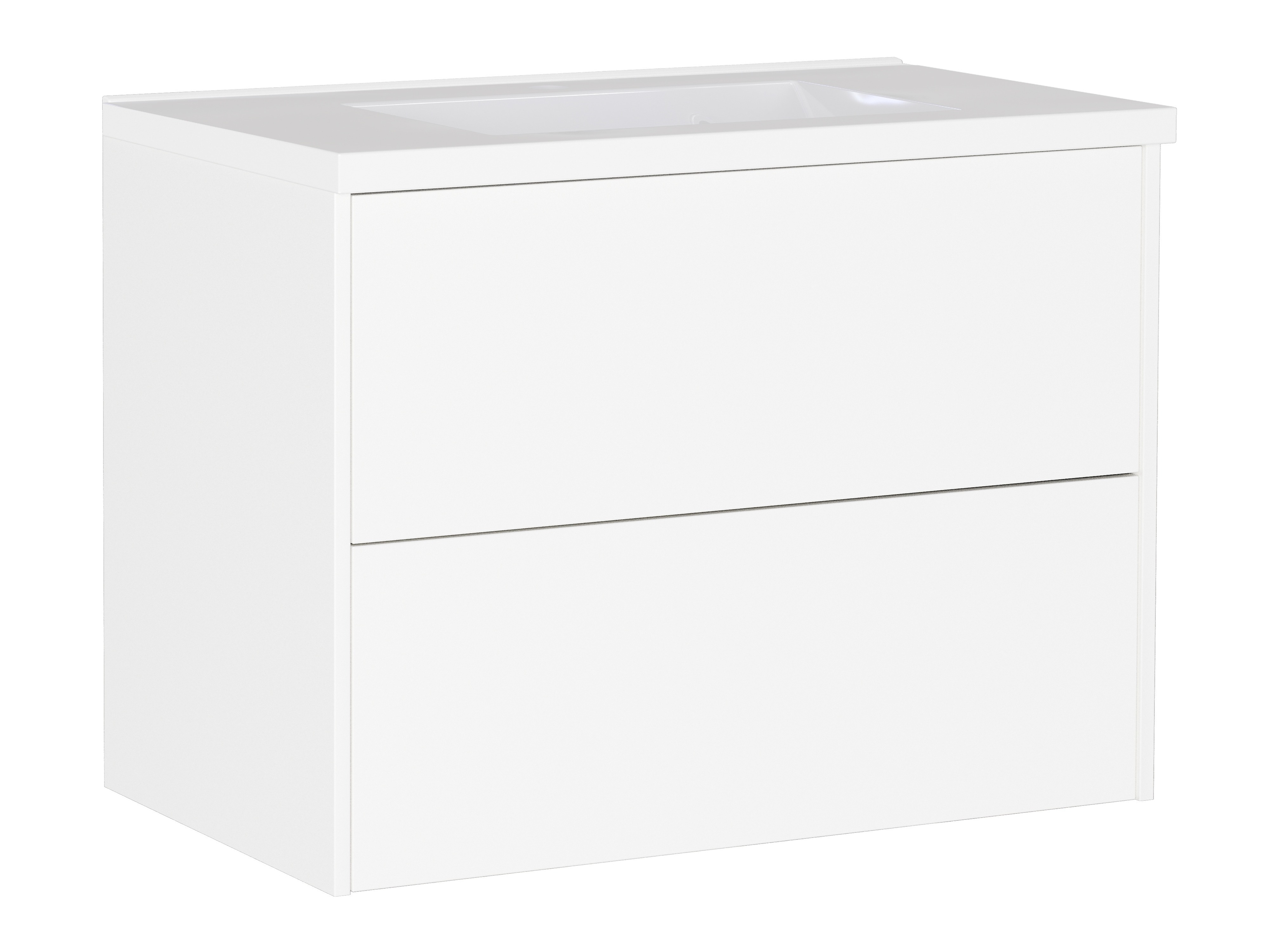 Cabinet atârnat pentru baie Sacramento 523 (Alb)