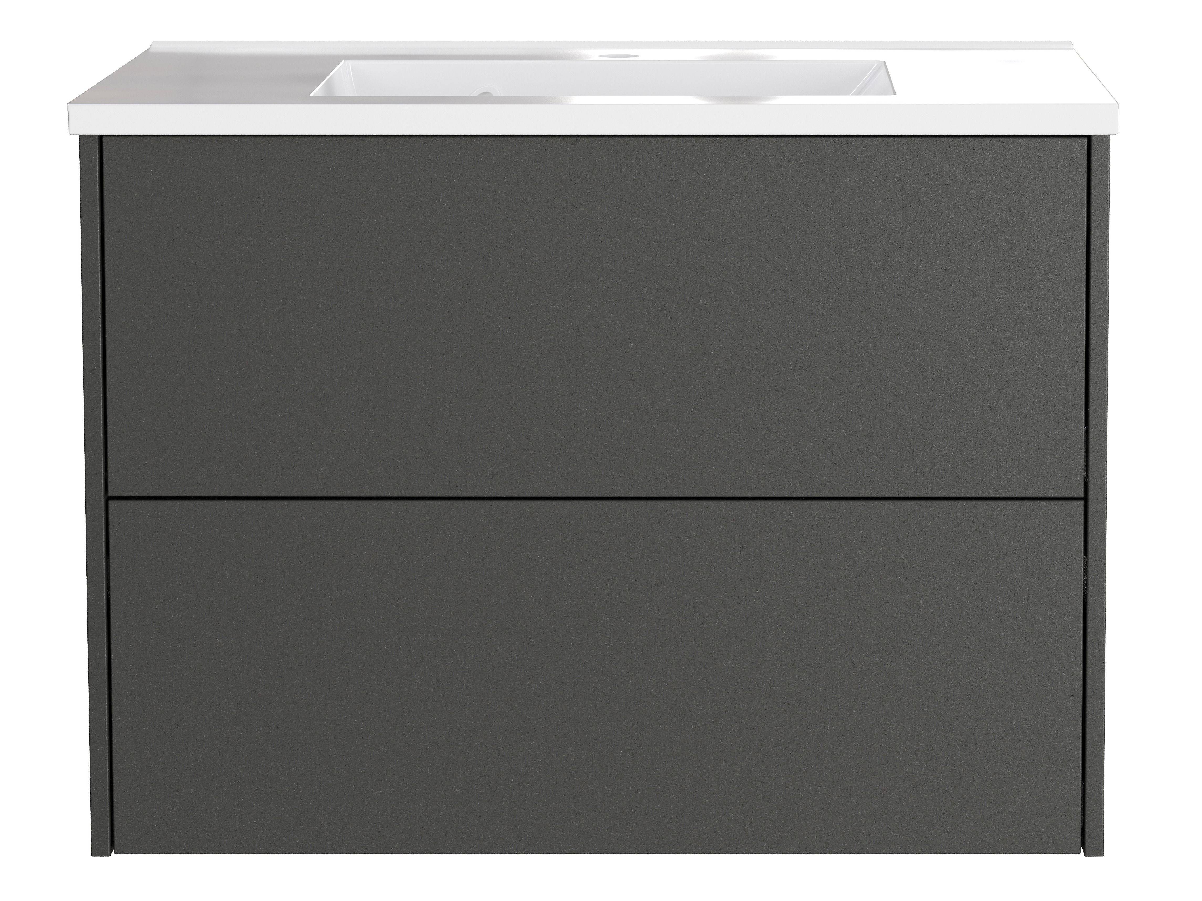 Cabinet atârnat pentru baie Sacramento 523 (Grafit)