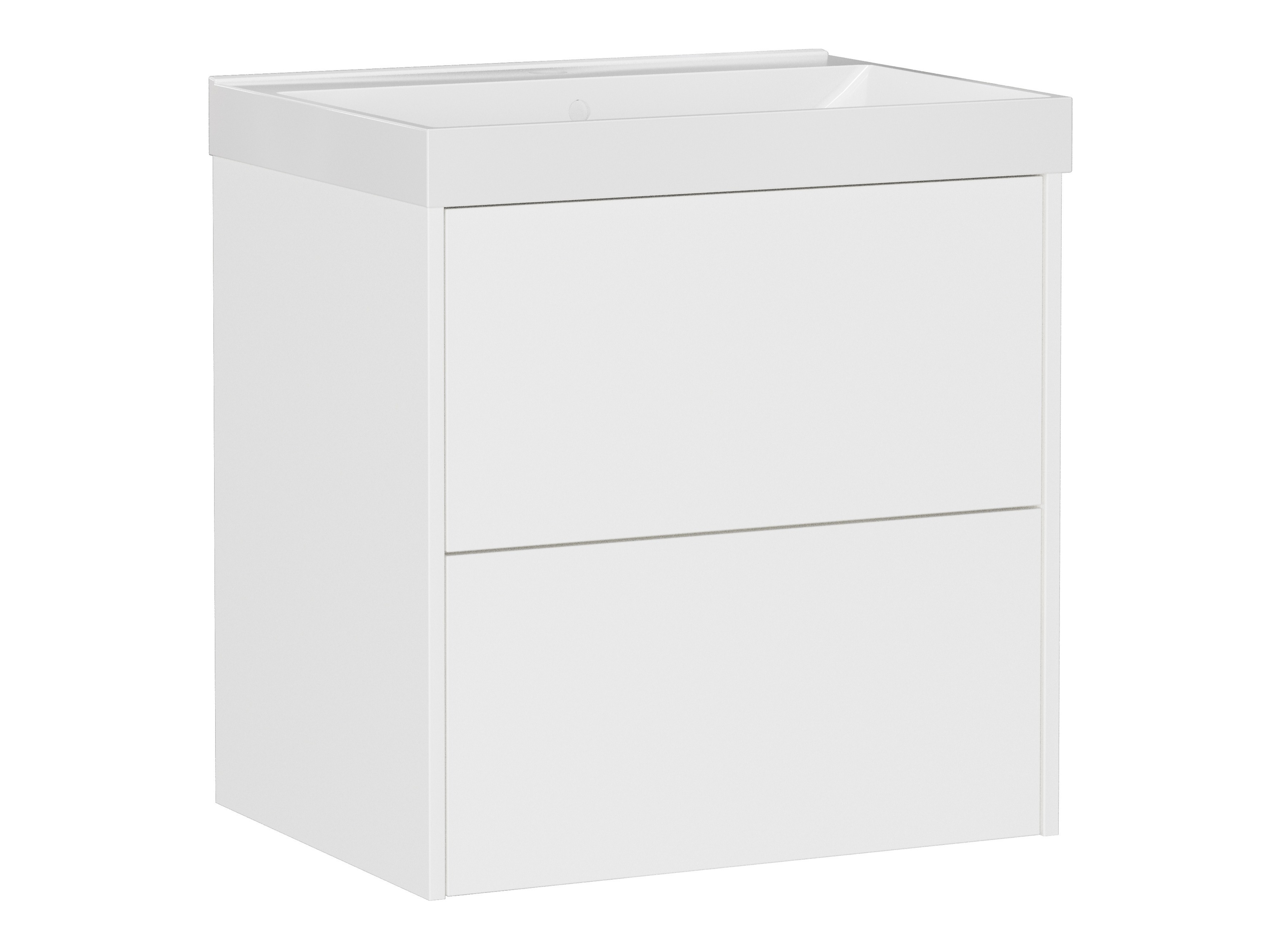 Cabinet atârnat pentru baie Sacramento 524 (Alb)