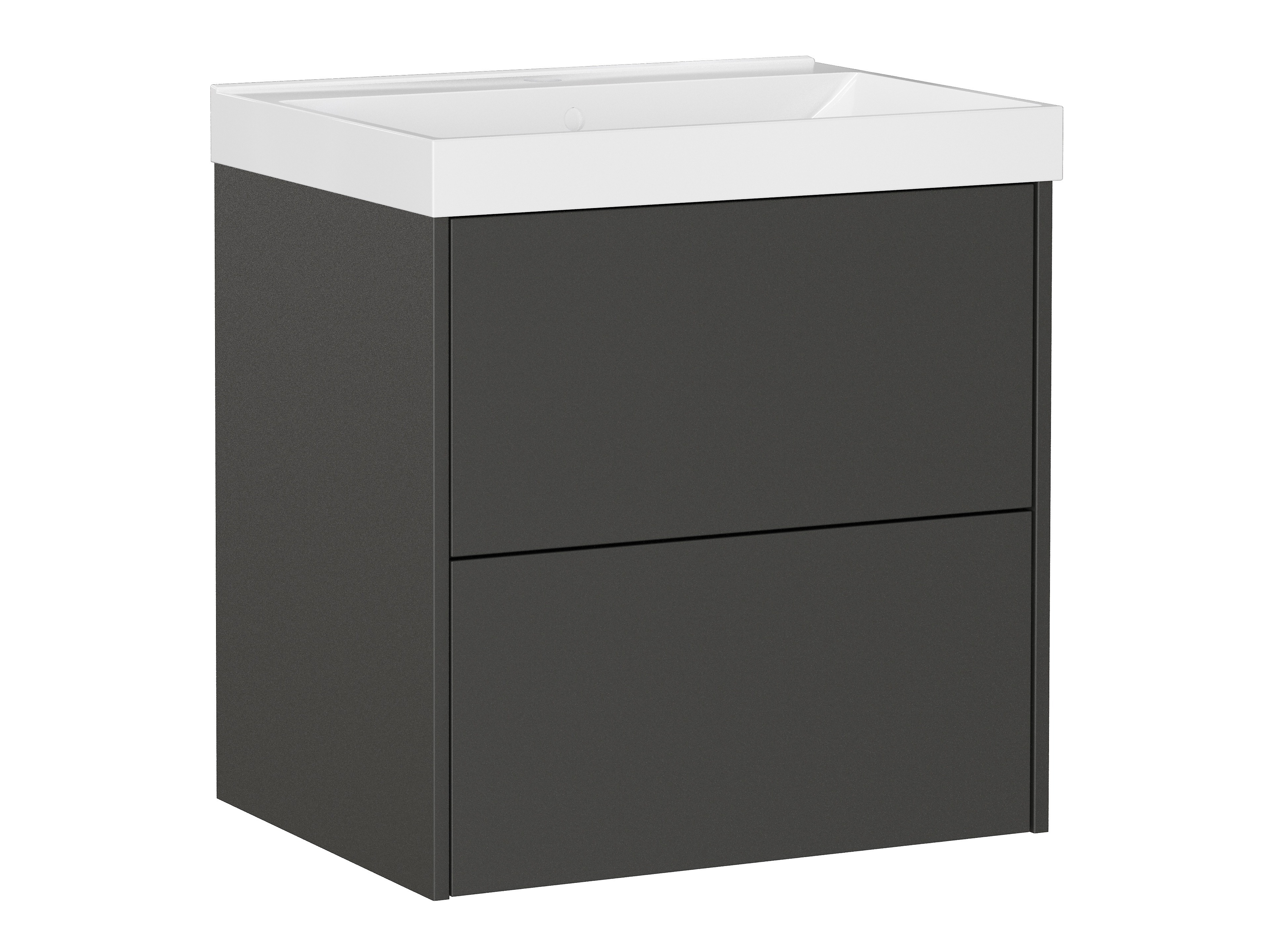 Cabinet atârnat pentru baie Sacramento 524 (Grafit)