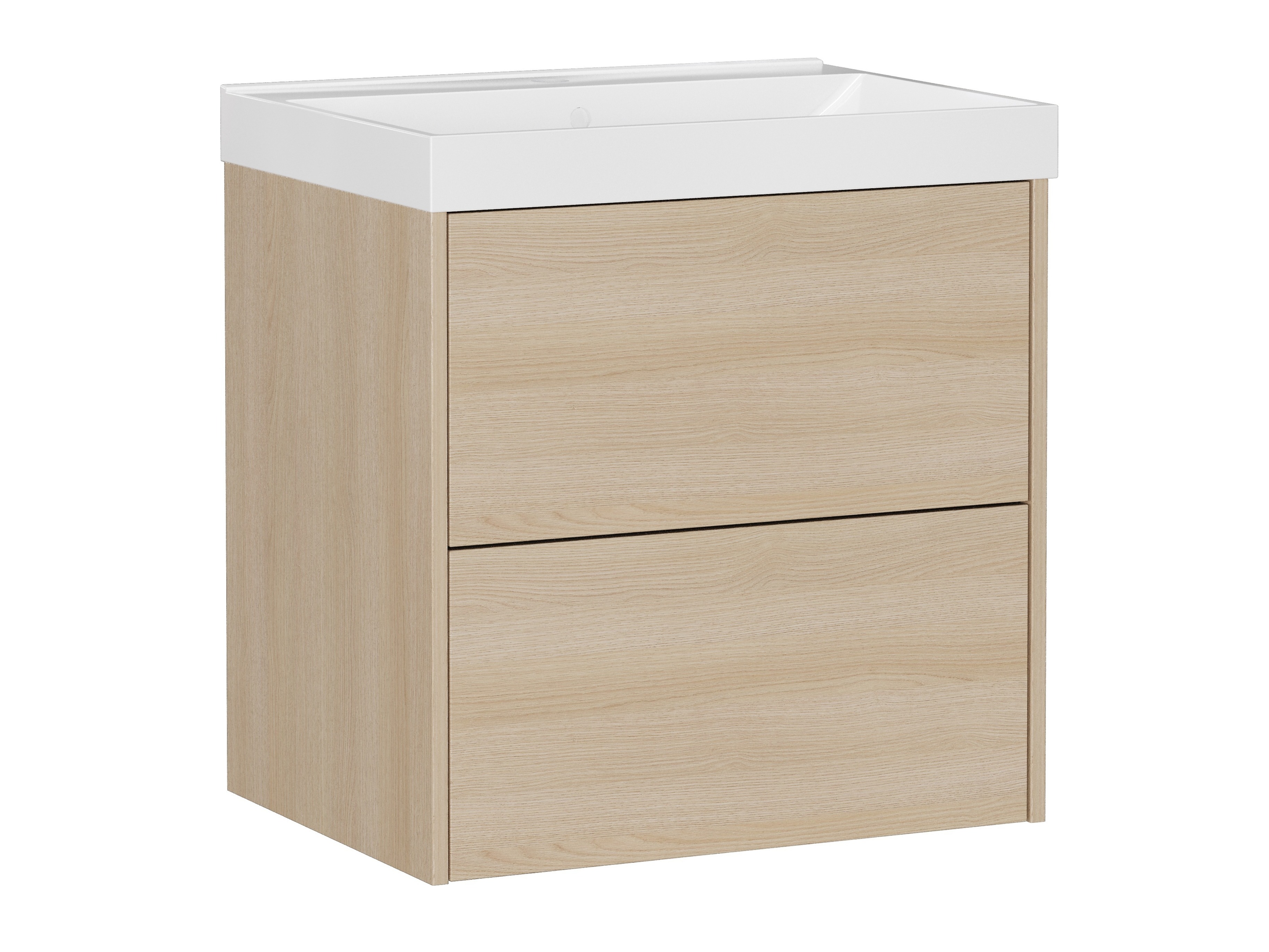 Cabinet atârnat pentru baie Sacramento 524 (Stejar)