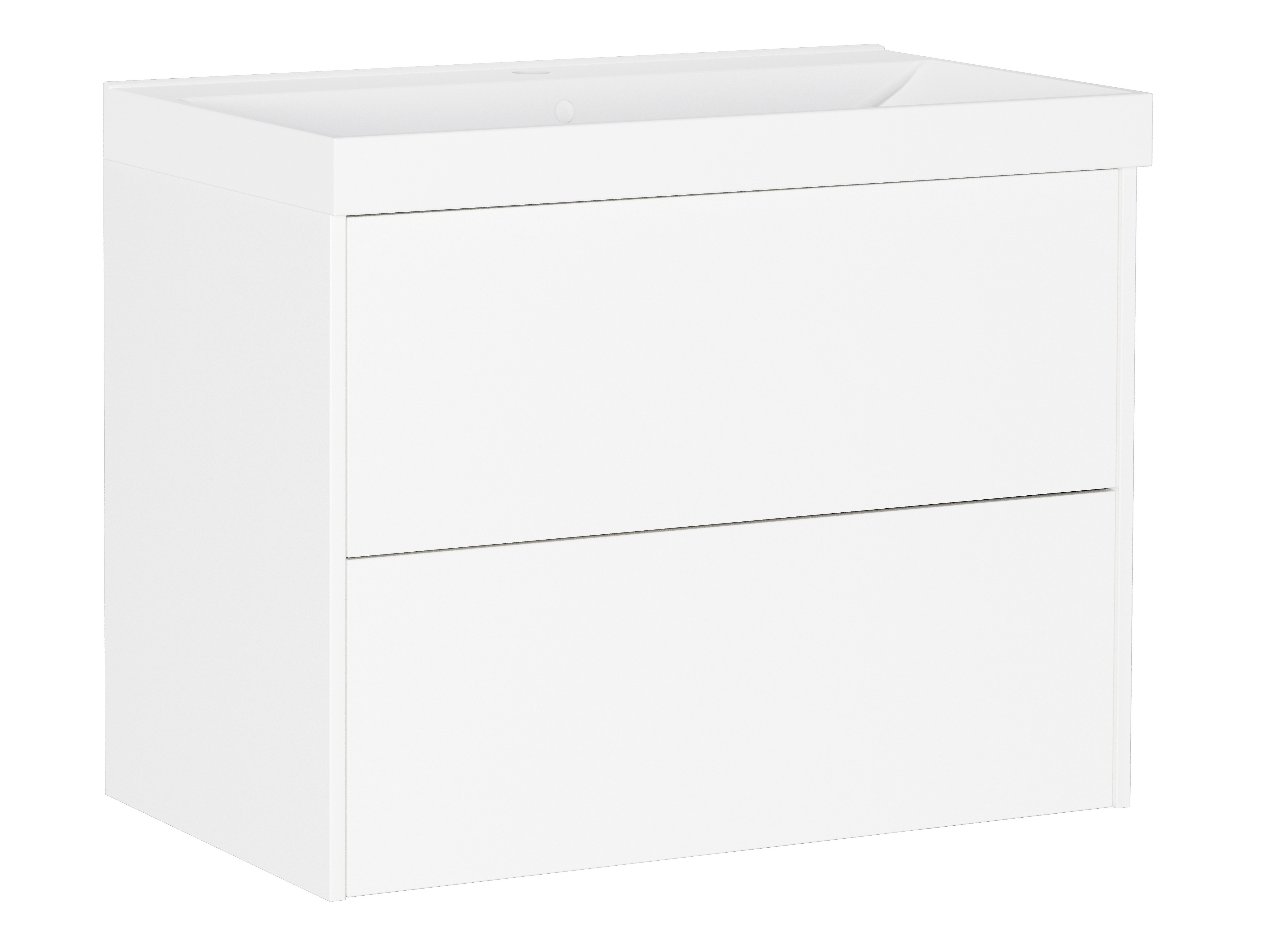 Cabinet atârnat pentru baie Sacramento 525 (Alb)