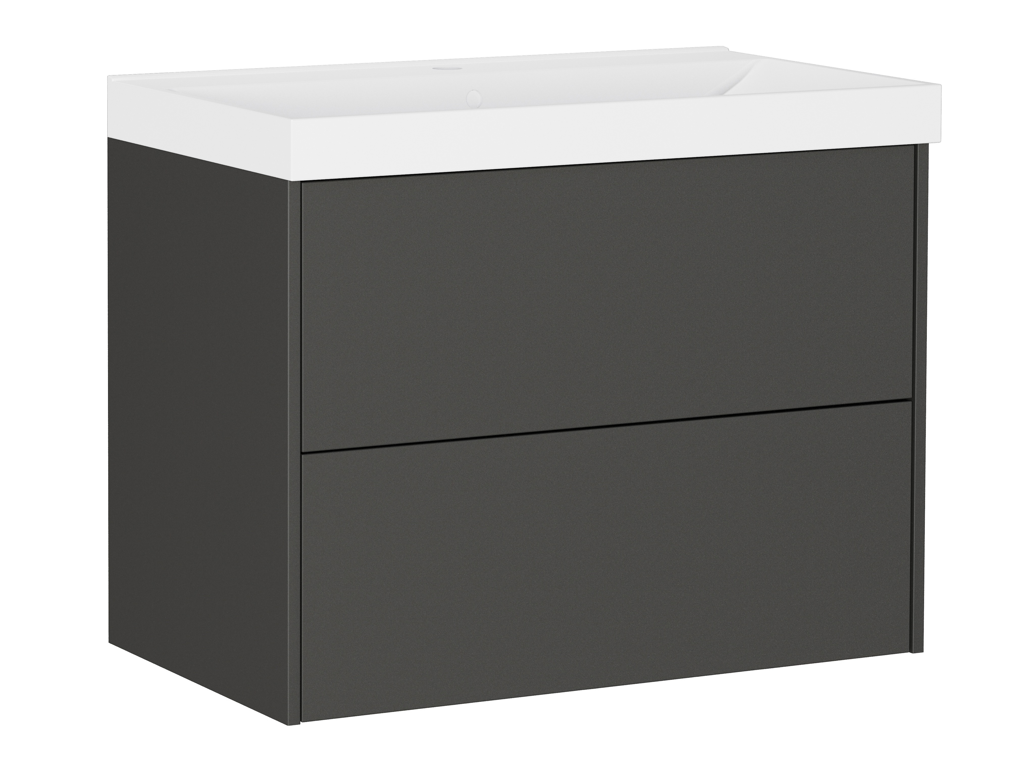 Cabinet atârnat pentru baie Sacramento 525 (Grafit)