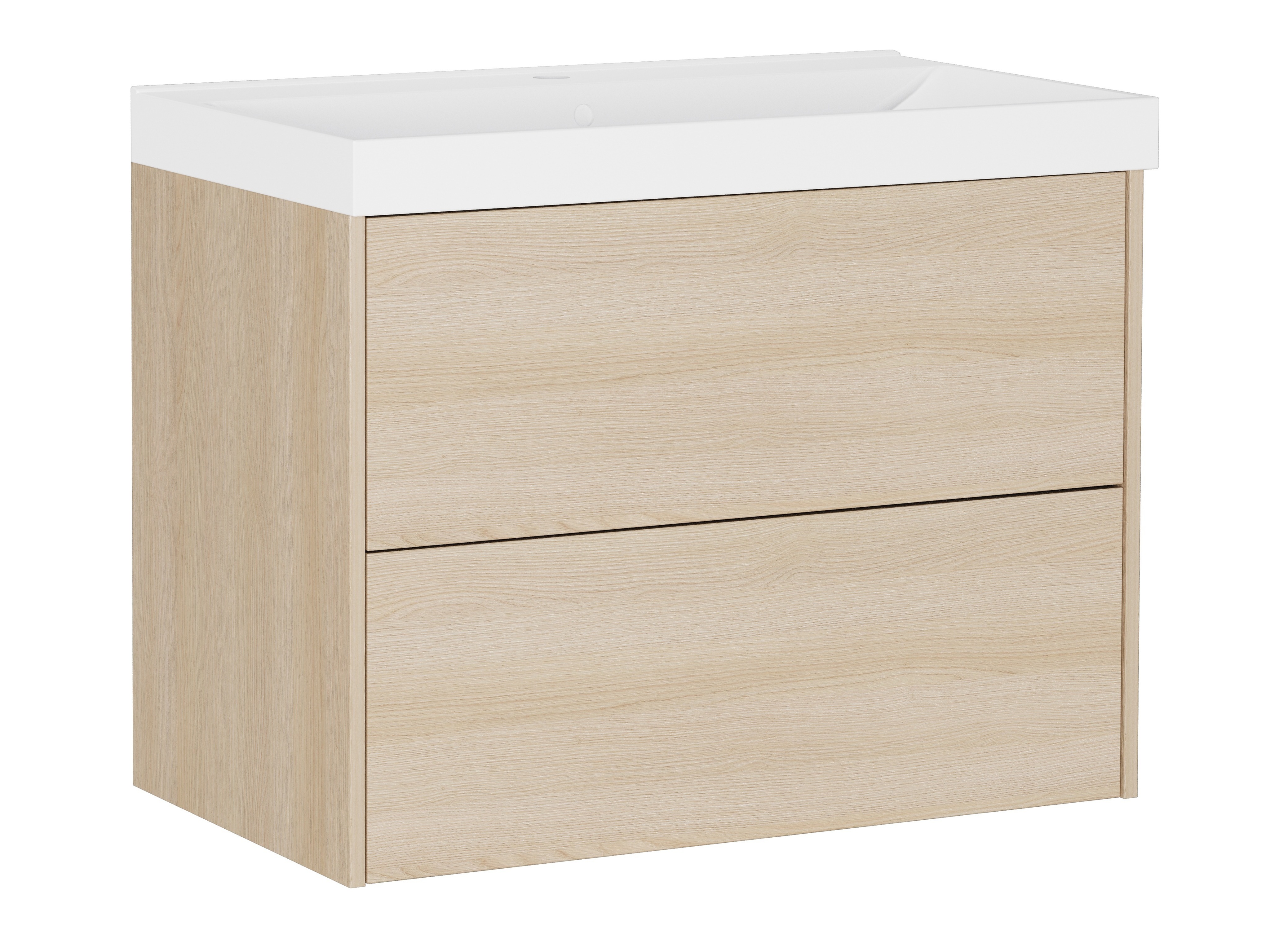 Cabinet atârnat pentru baie Sacramento 525 (Stejar)