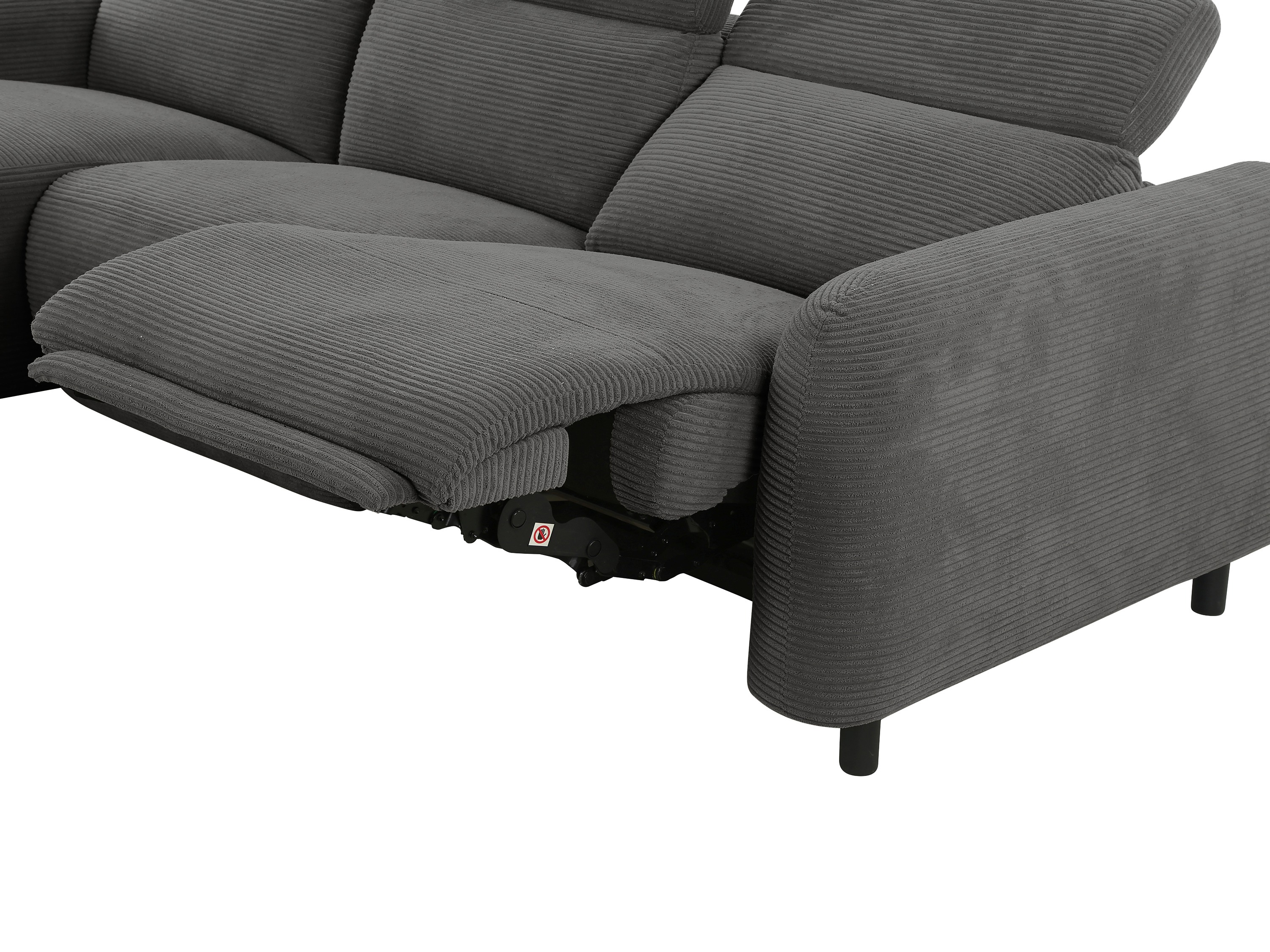 Colțar cu recliner Denton 1509 (Antracit)
