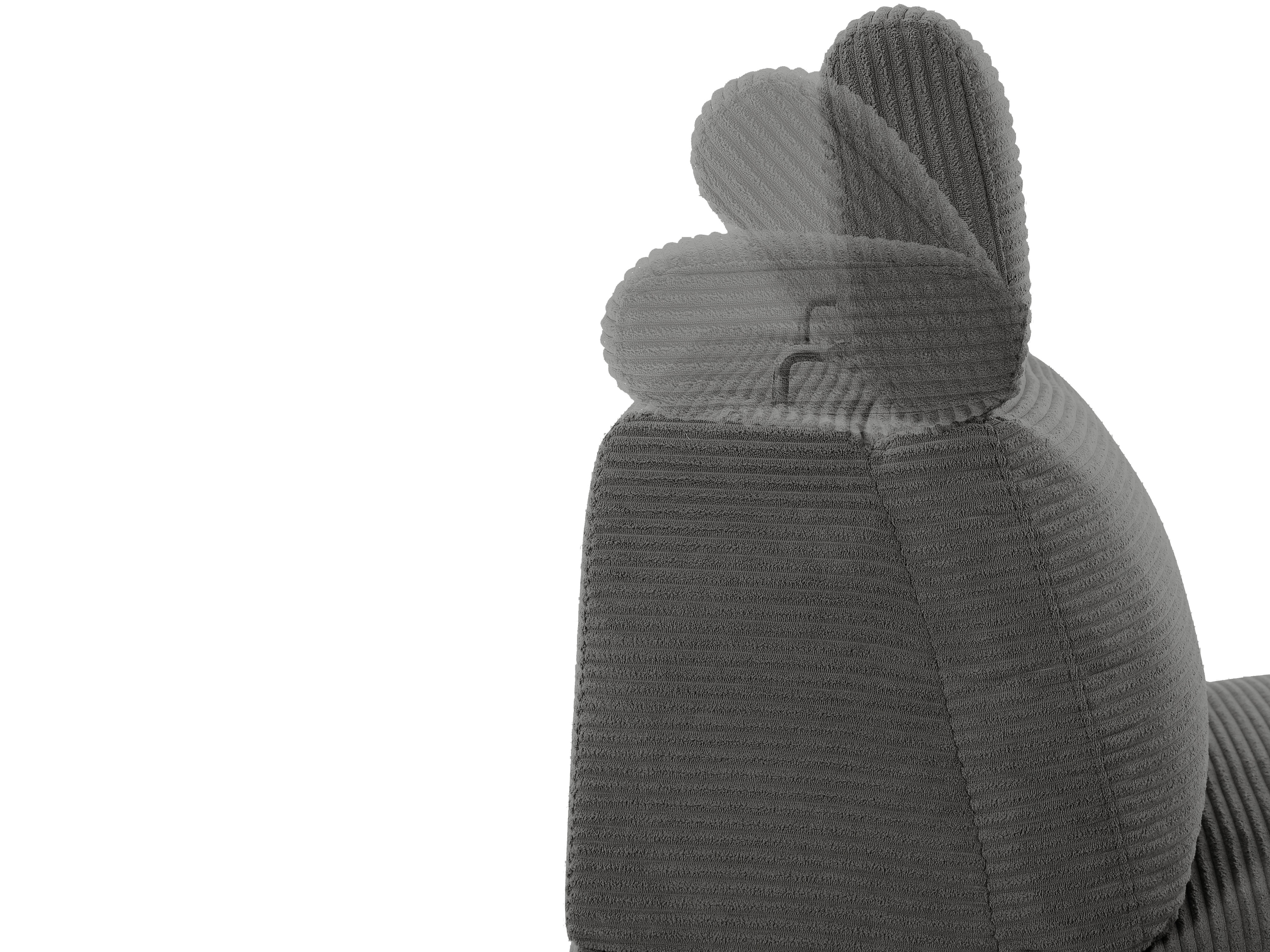 Colțar cu recliner Denton 1509 (Antracit)