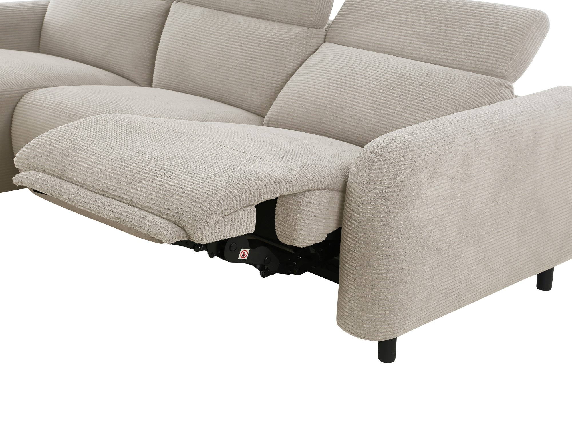 Colțar cu recliner Denton 1509 (Crem)