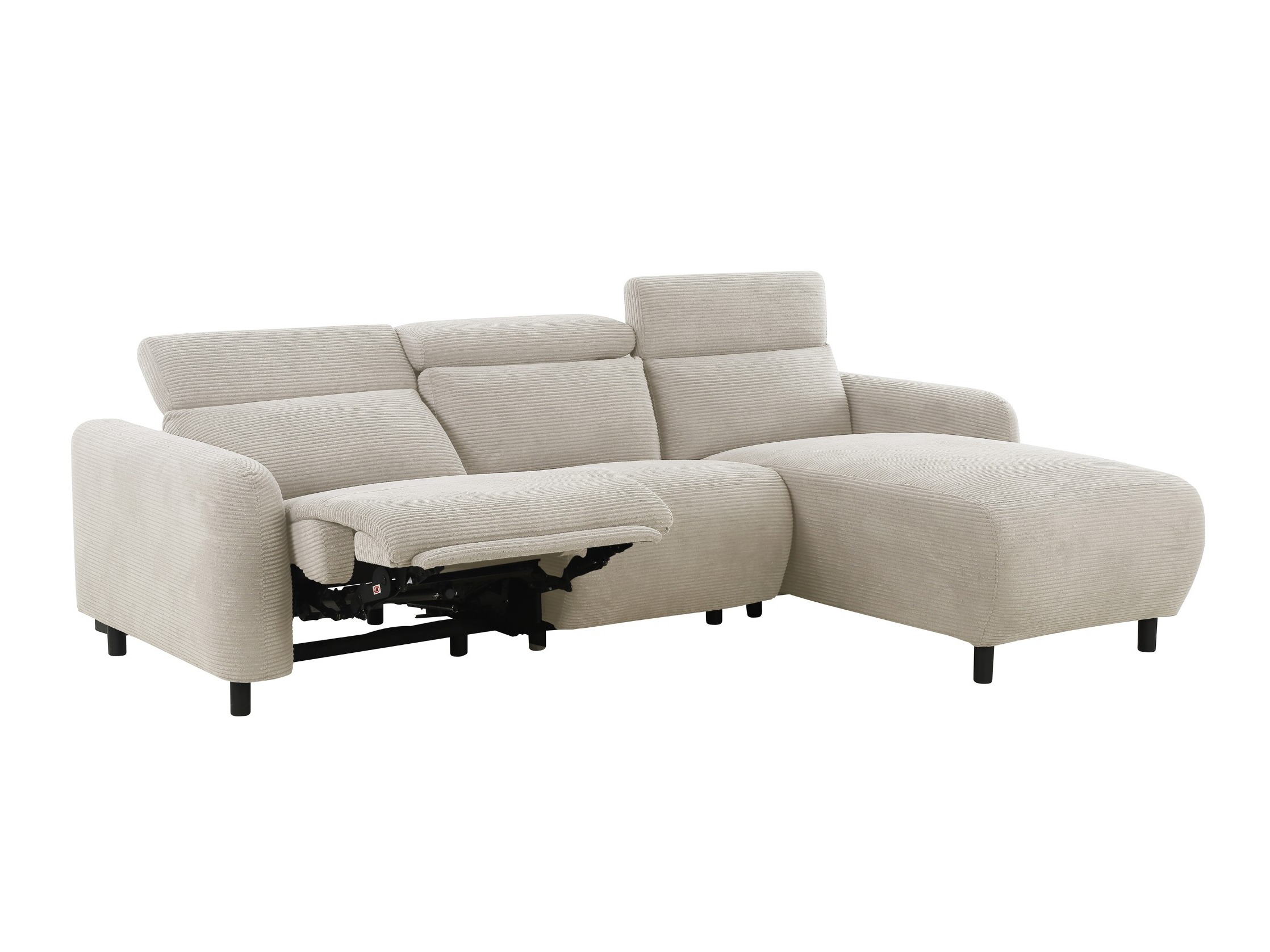 Colțar cu recliner Denton 1509 (Crem)