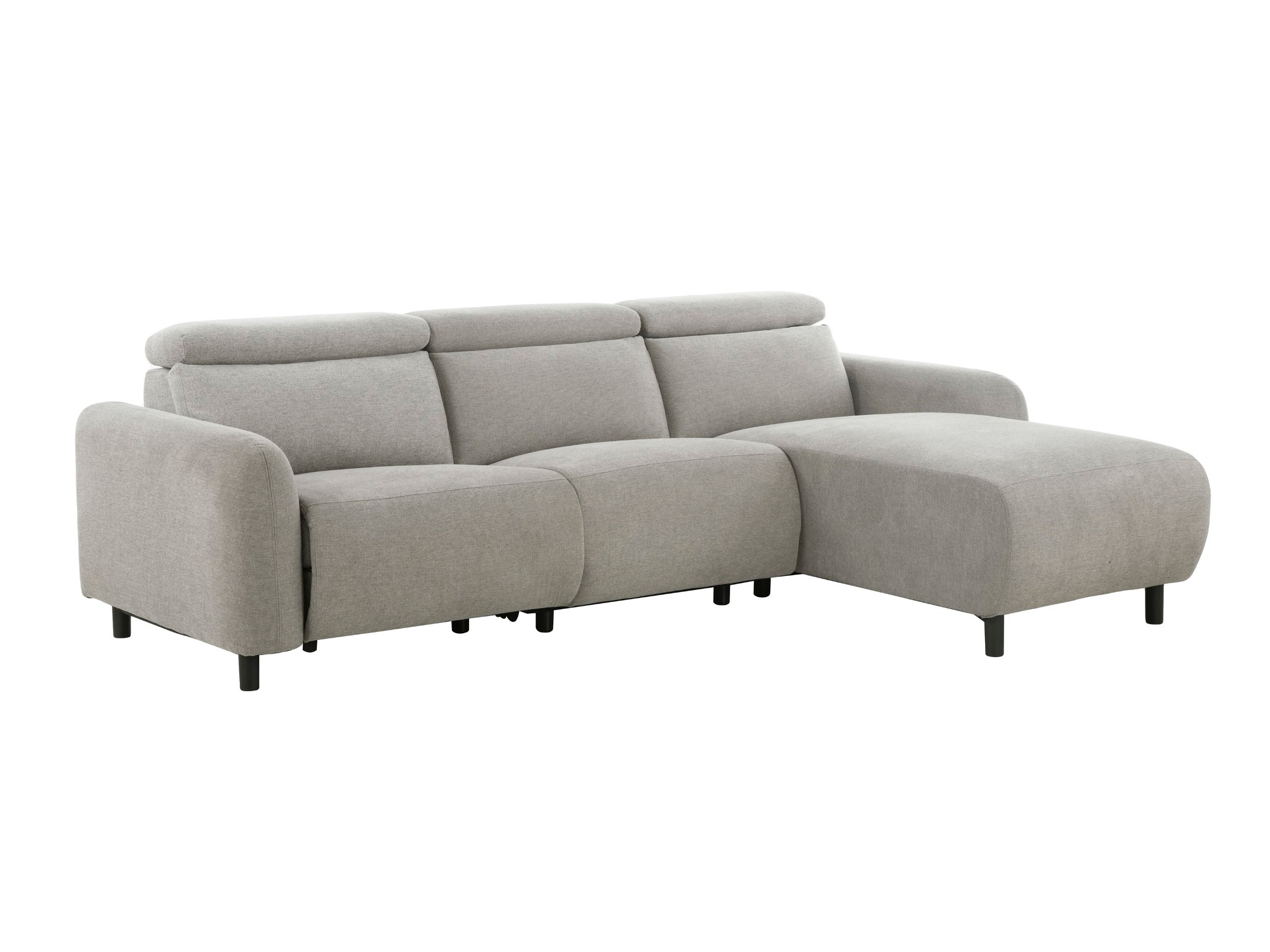 Colțar cu recliner Denton 1509 (Gri deschis)