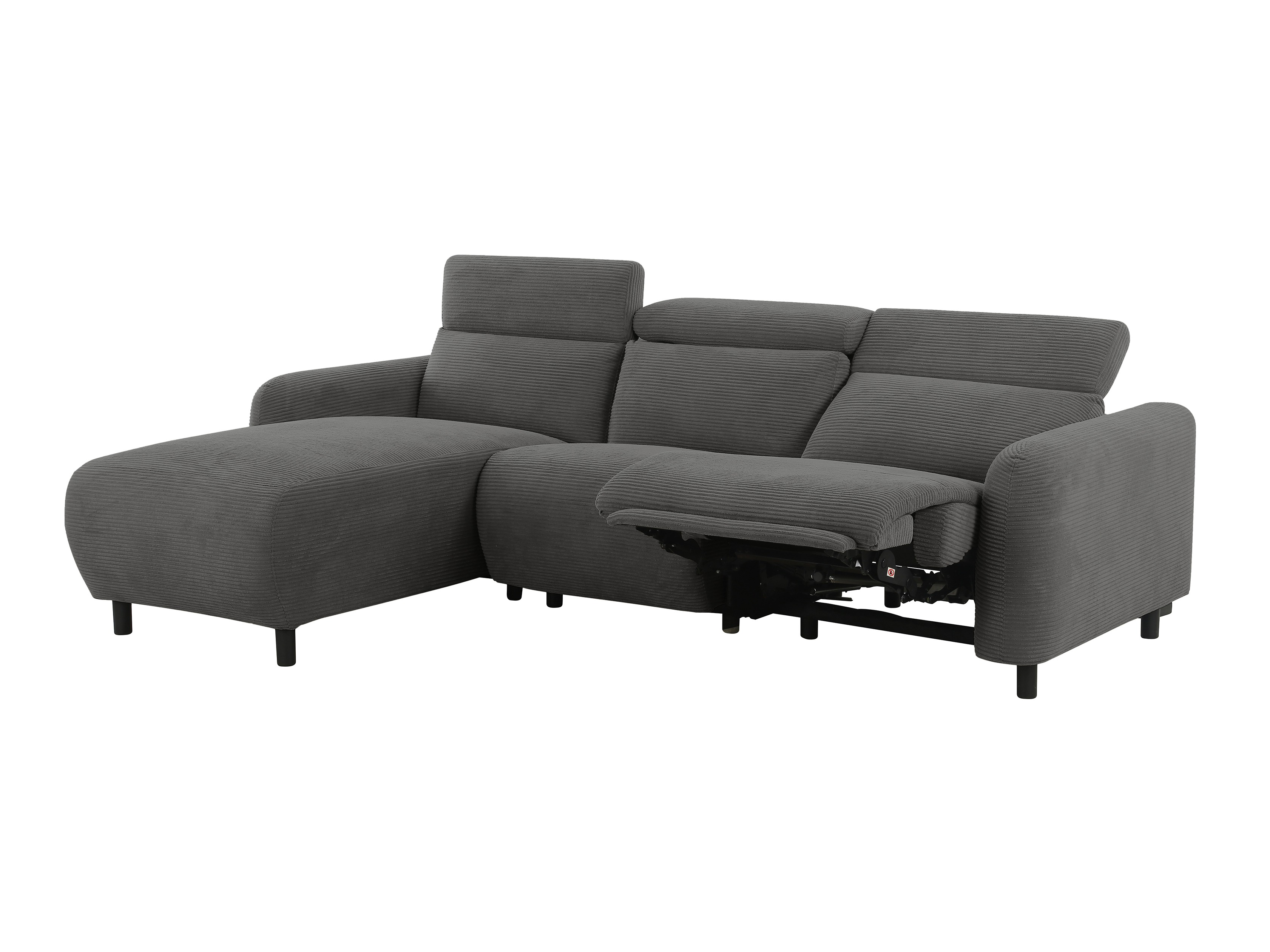 Colțar cu recliner Denton 1509 (Gri)