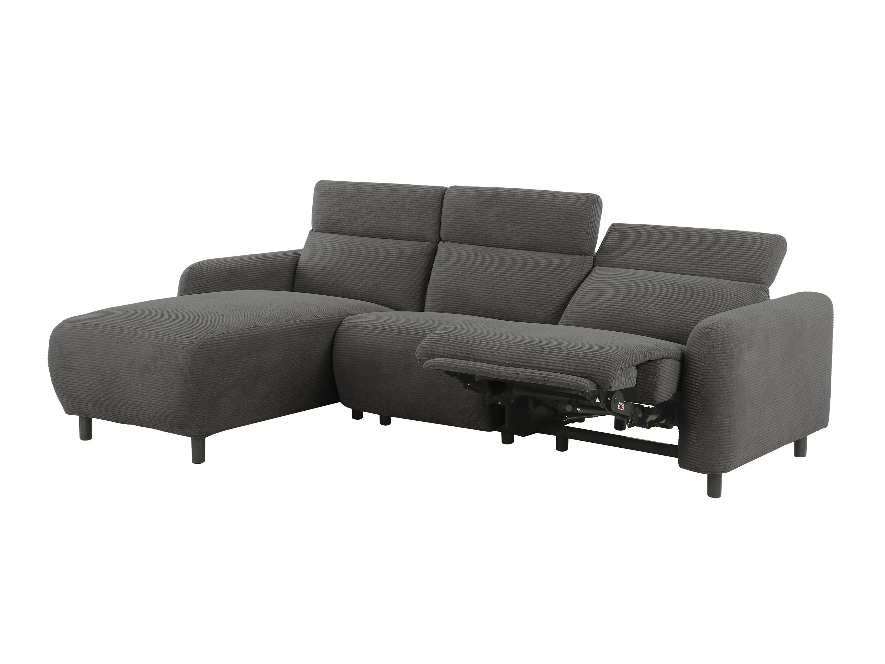Colțar cu recliner Denton 1509 (Gri)