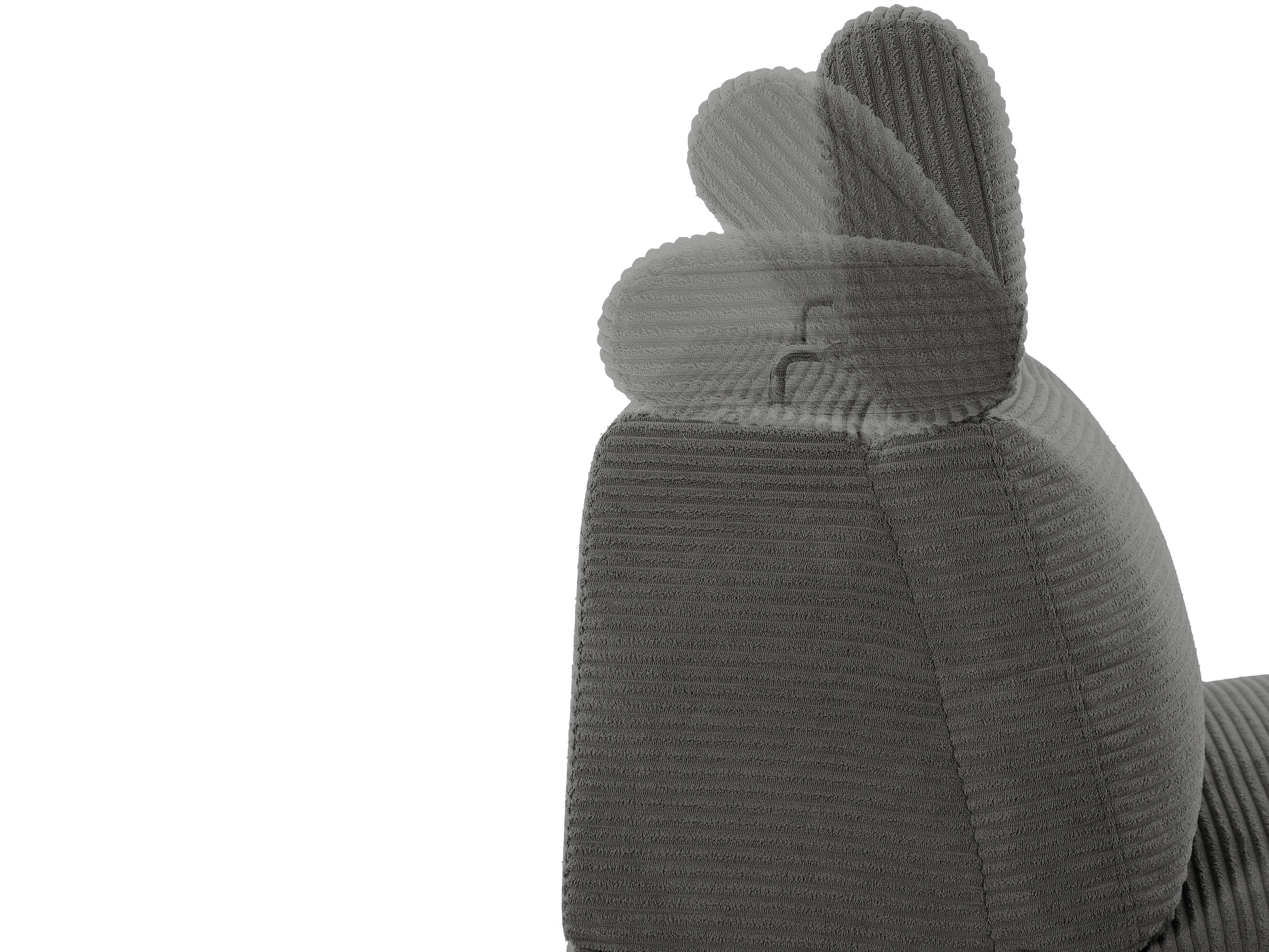Colțar cu recliner Denton 1509 (Gri)