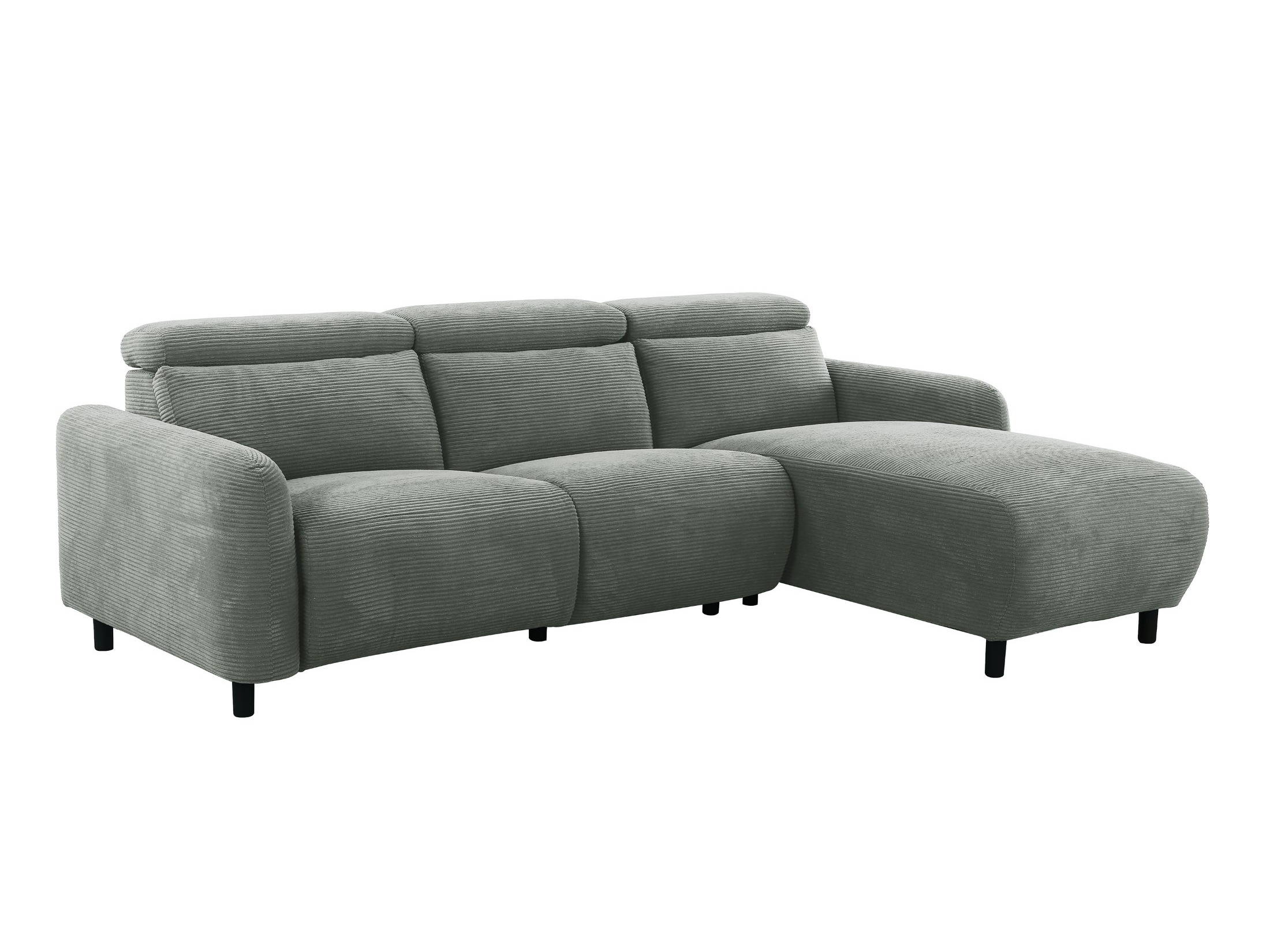 Colțar cu recliner Denton 1509 (Gri)