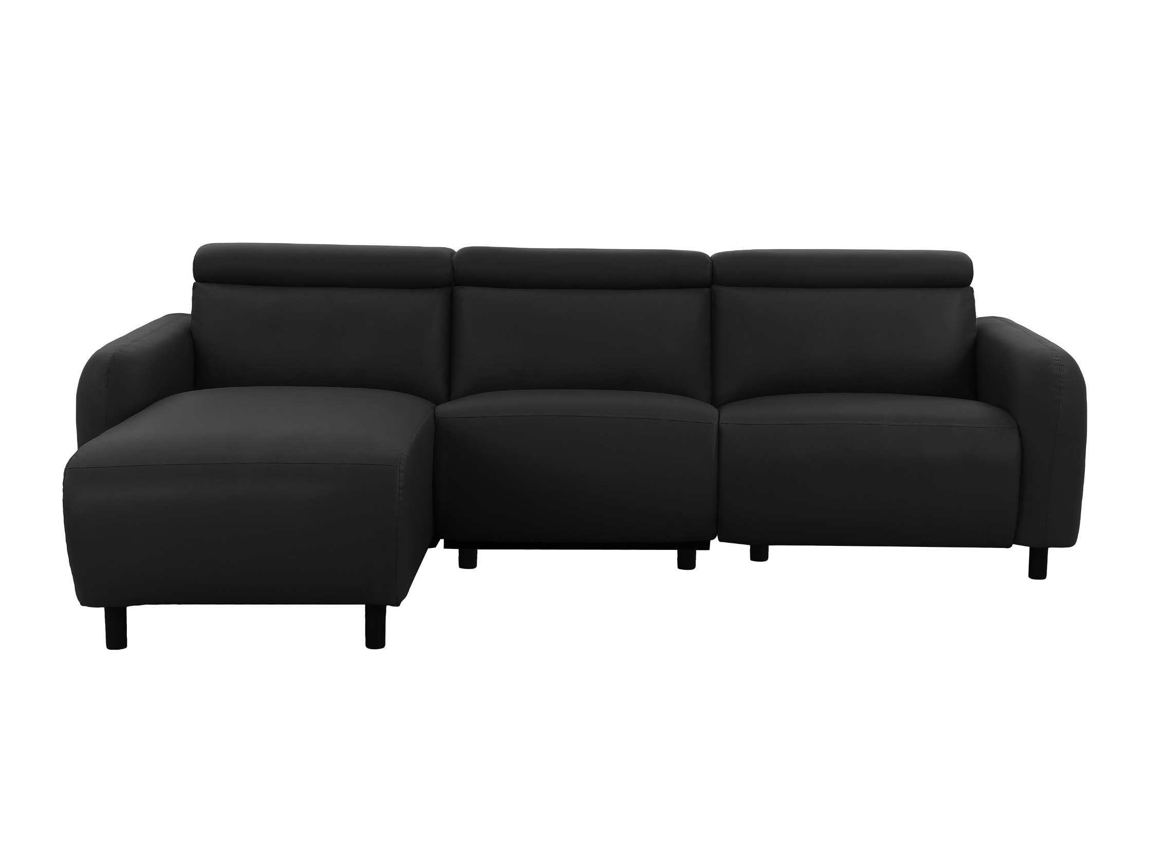 Colțar cu recliner Denton 1509 (Negru)