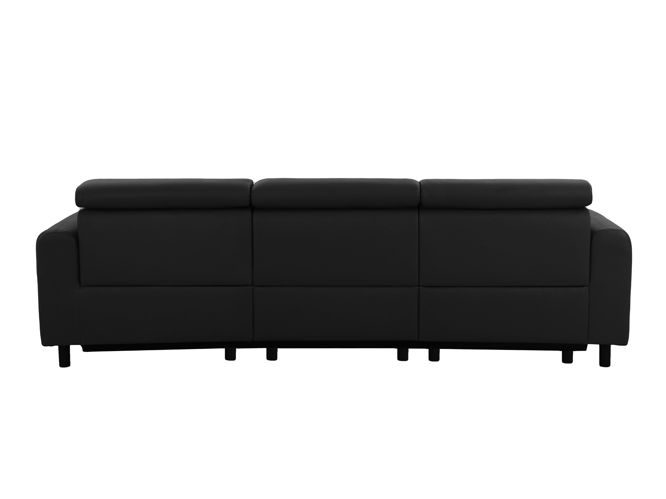 Colțar cu recliner Denton 1509 (Negru)