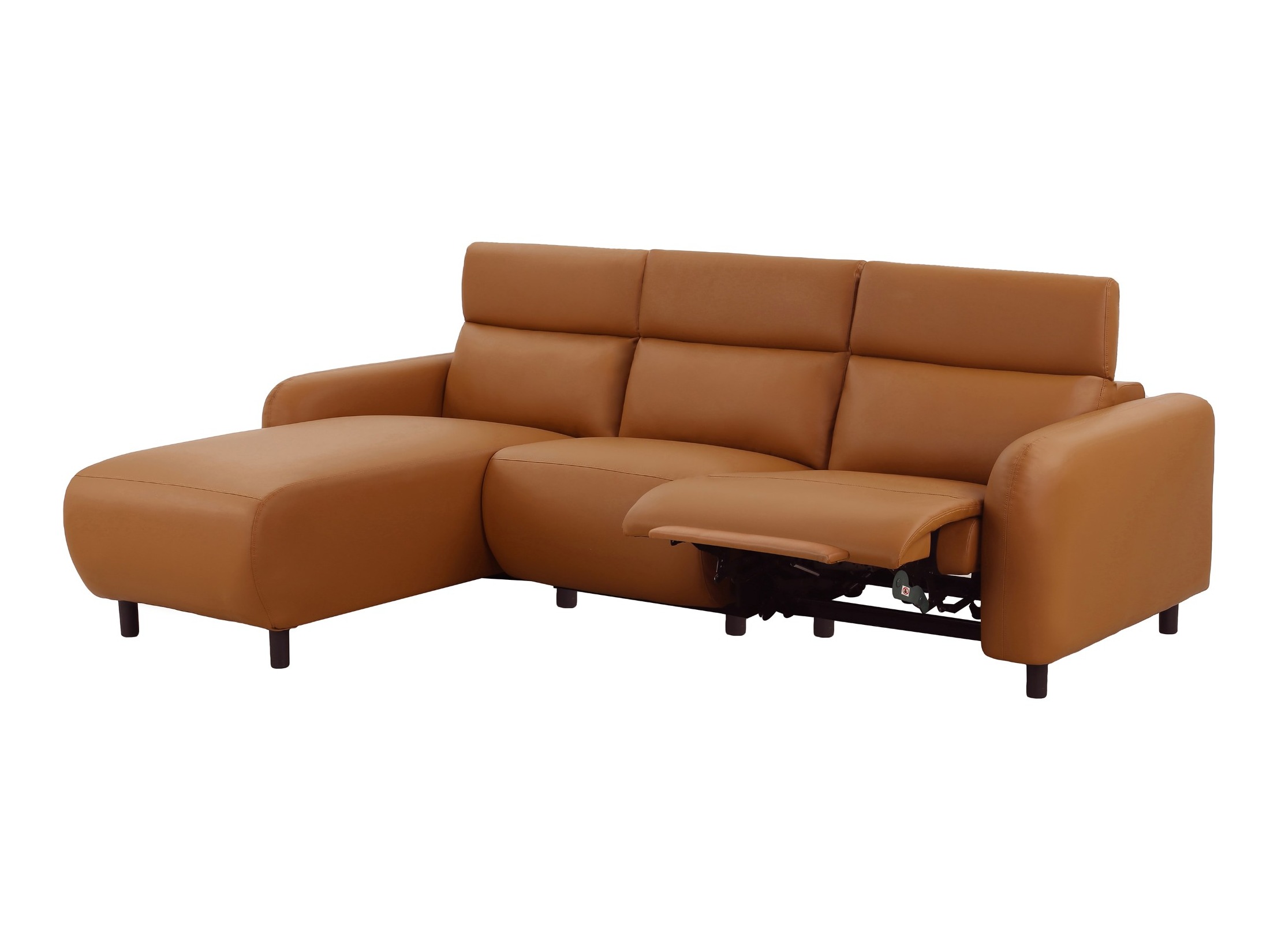 Colțar cu recliner Denton 1509 (Portocaliu)