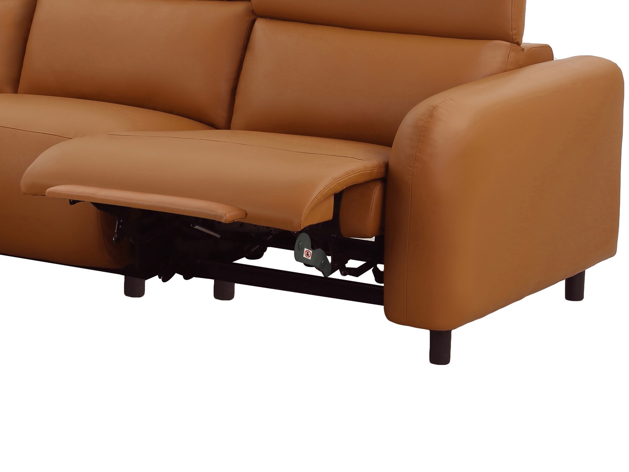 Colțar cu recliner Denton 1509 (Portocaliu)