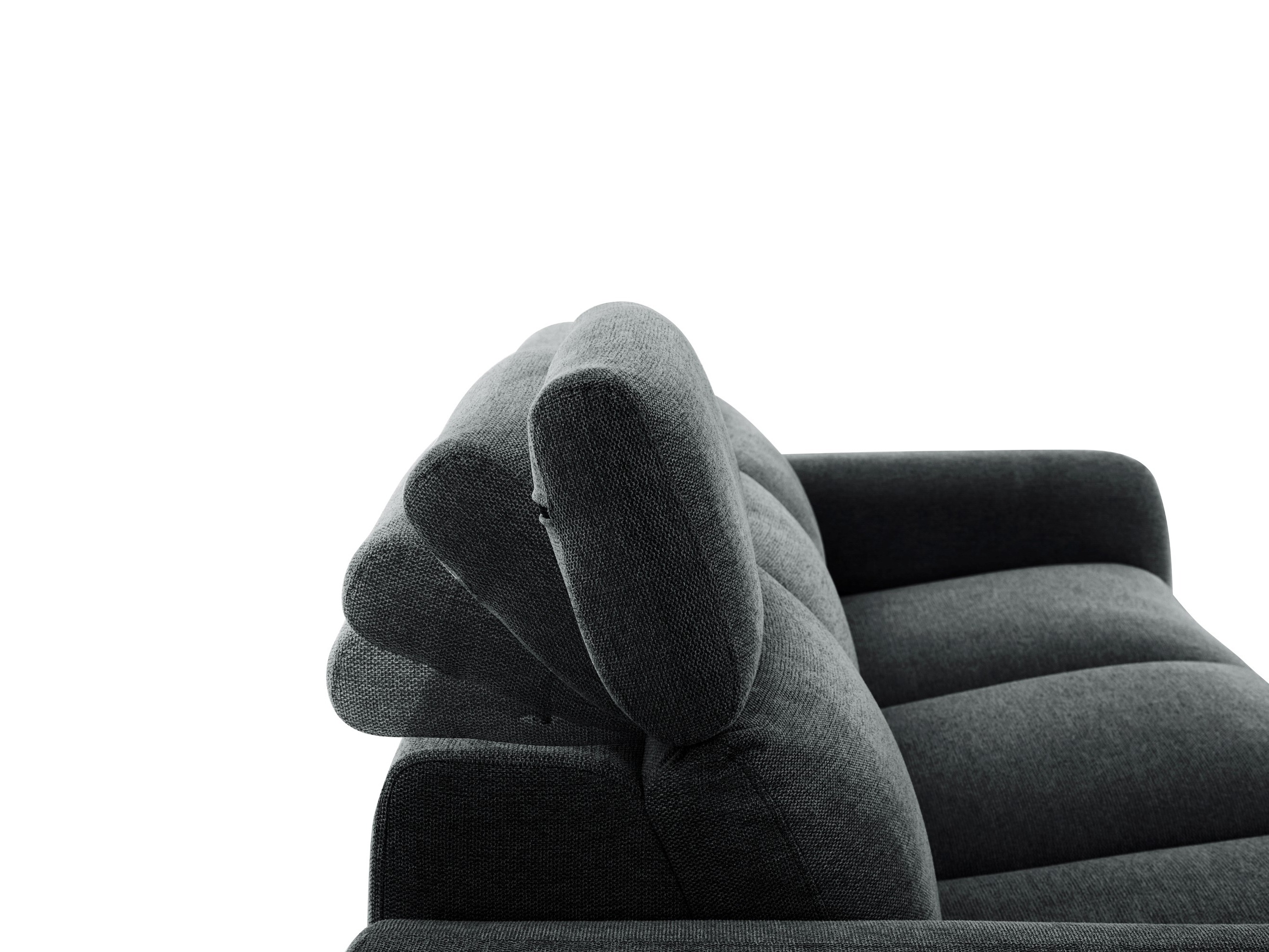 Colțar recliner Denton 1509 (Gri inchis)