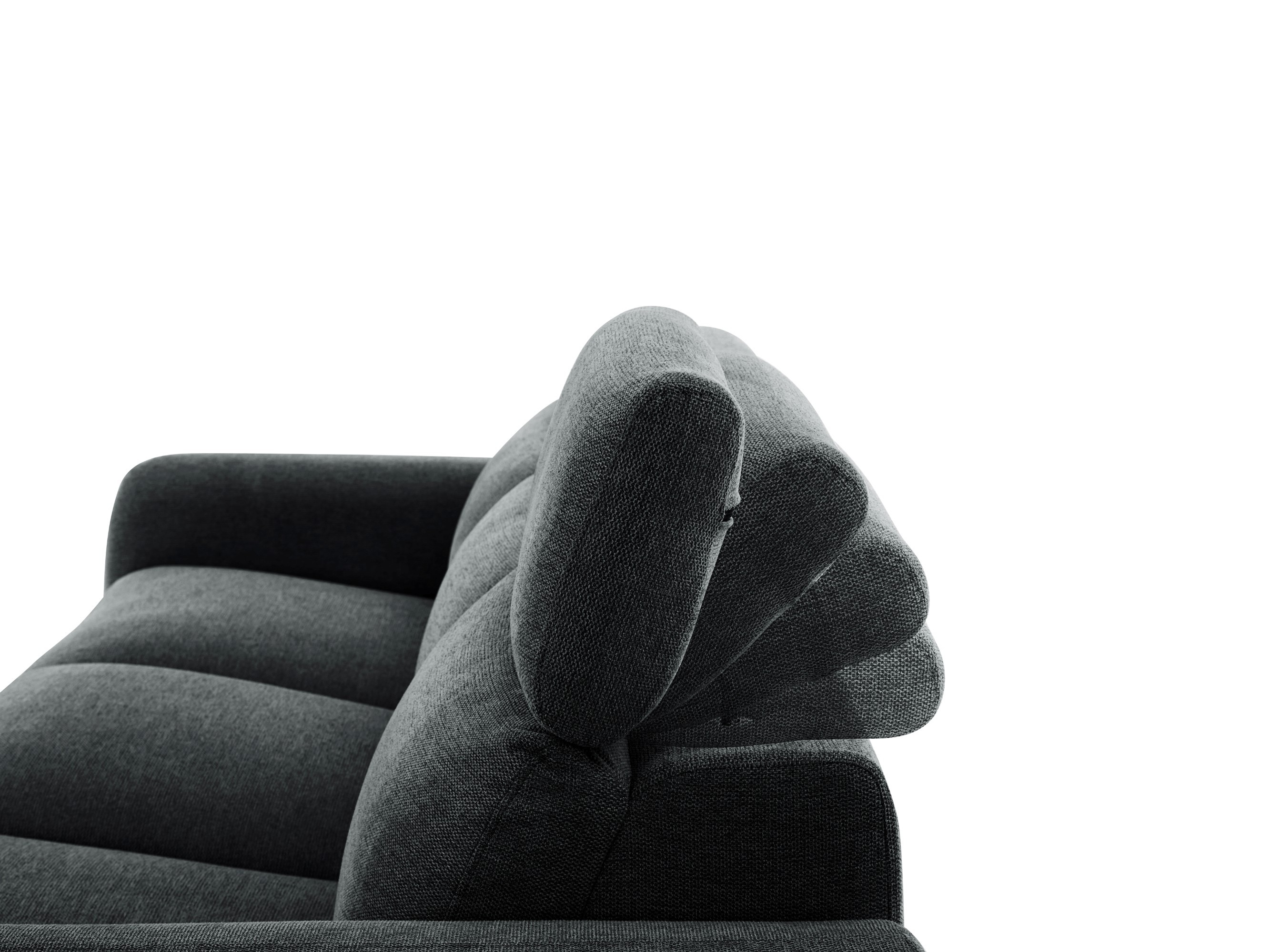 Colțar recliner Denton 1509 (Gri inchis)