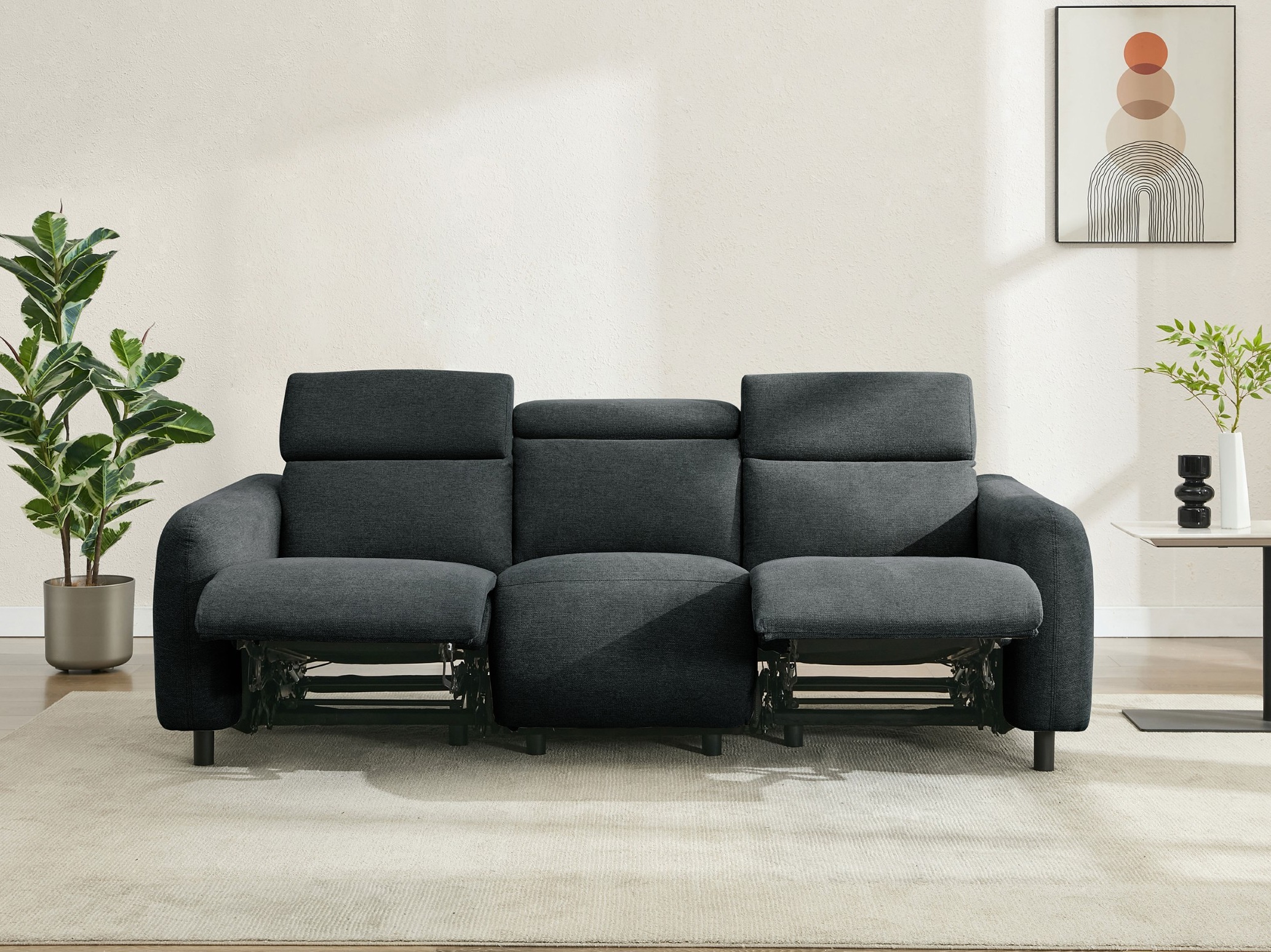Canapea recliner Denton 1511 (Antracit)