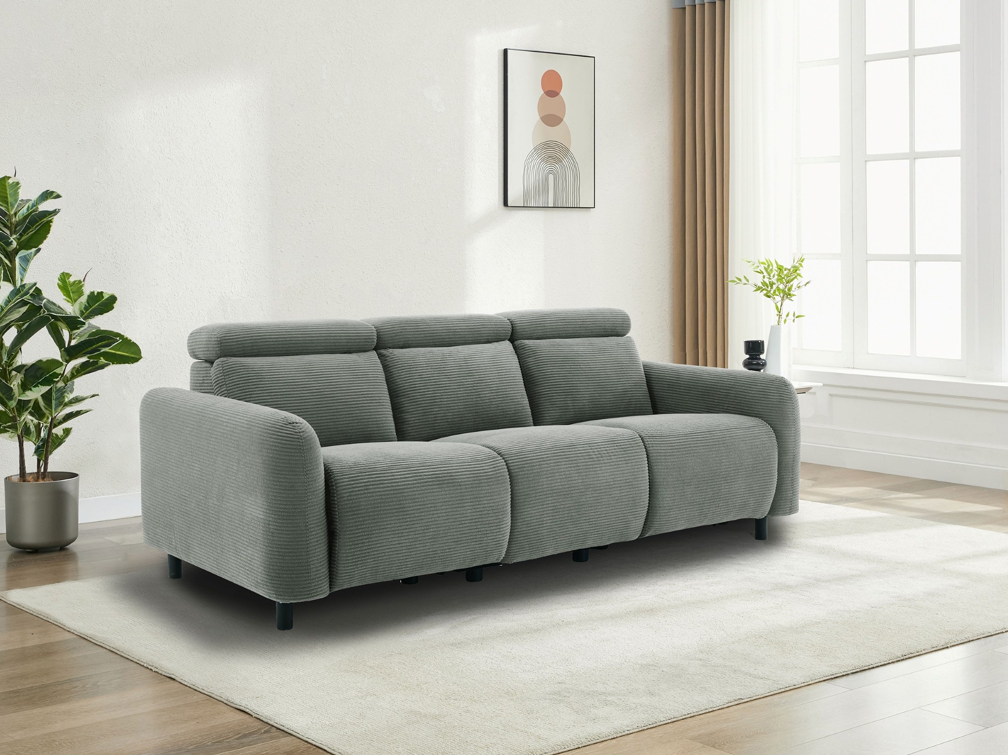 Canapea recliner Denton 1511 (Gri)