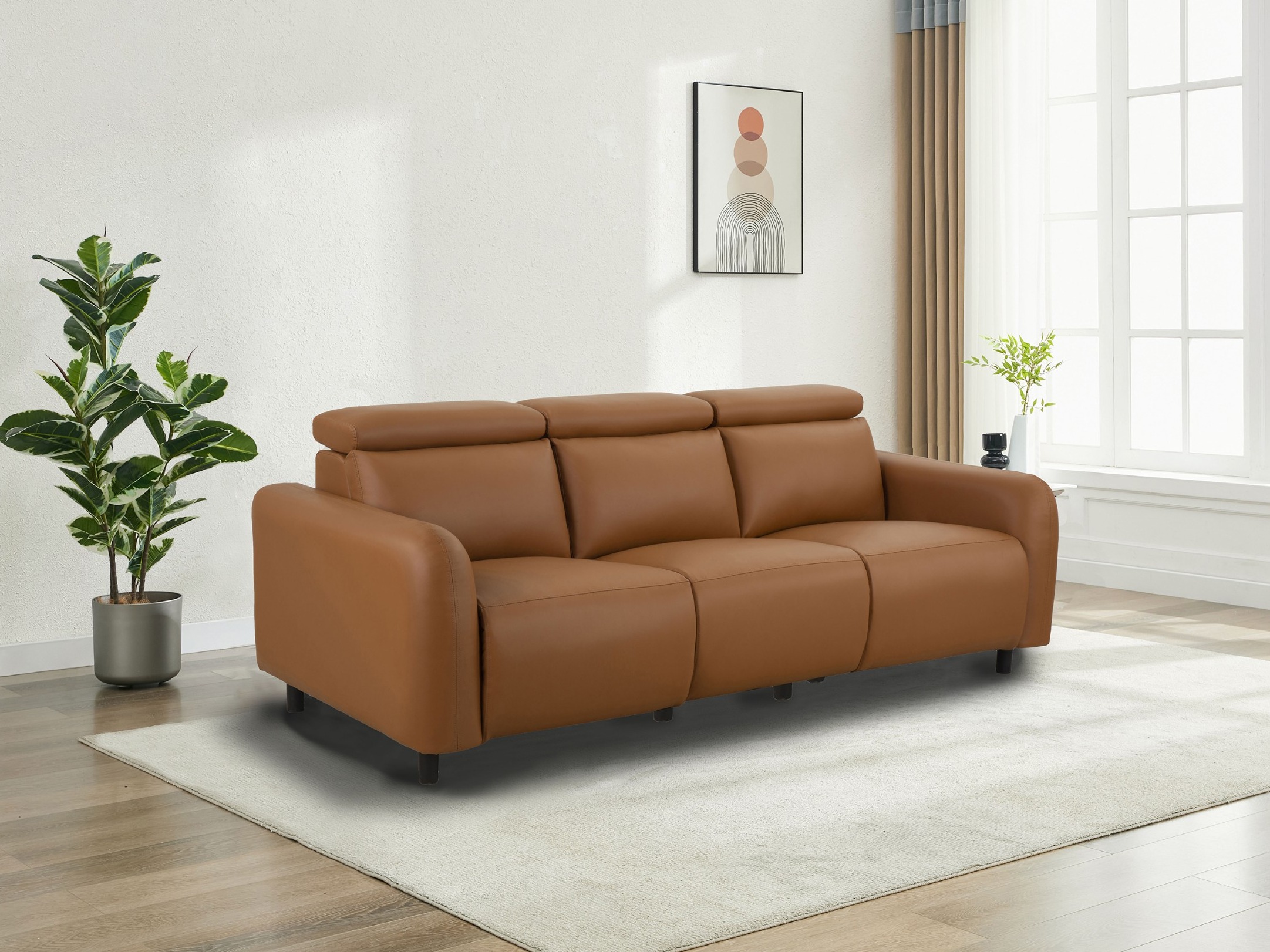 Canapea recliner Denton 1511 (Portocaliu)